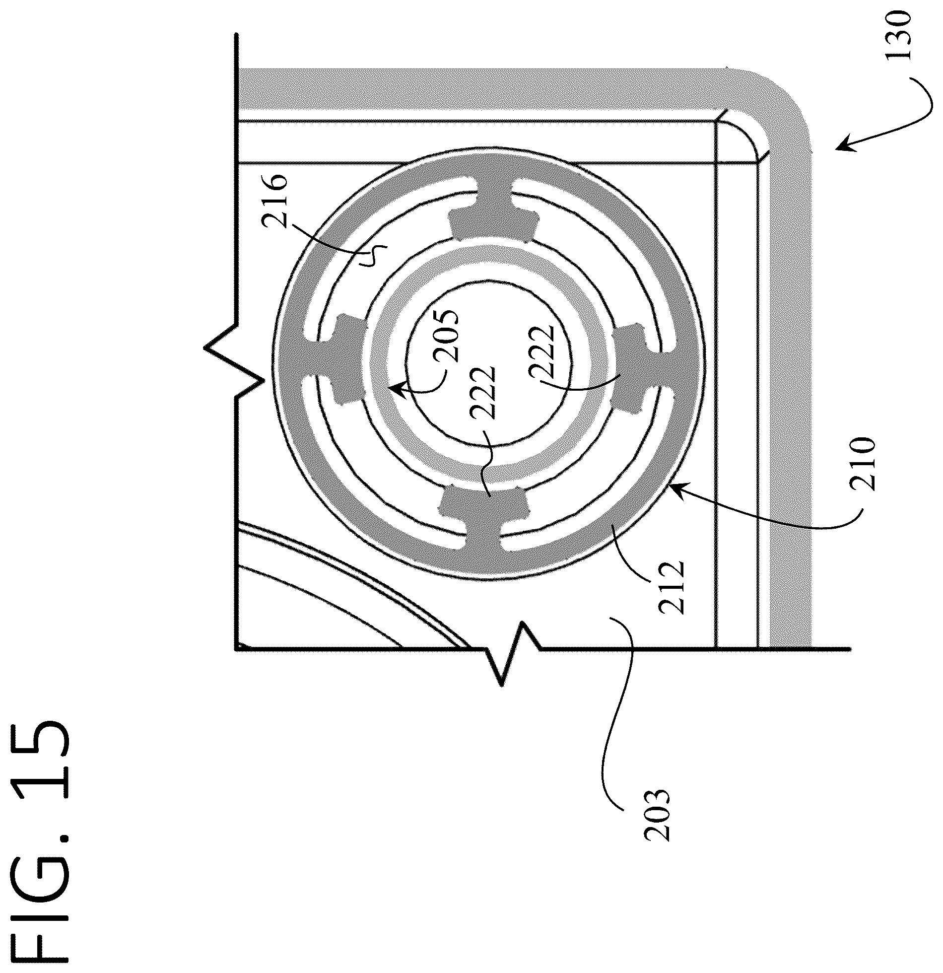 Patent US12410962 Figure 15 – Ice maker with stand pipe drain