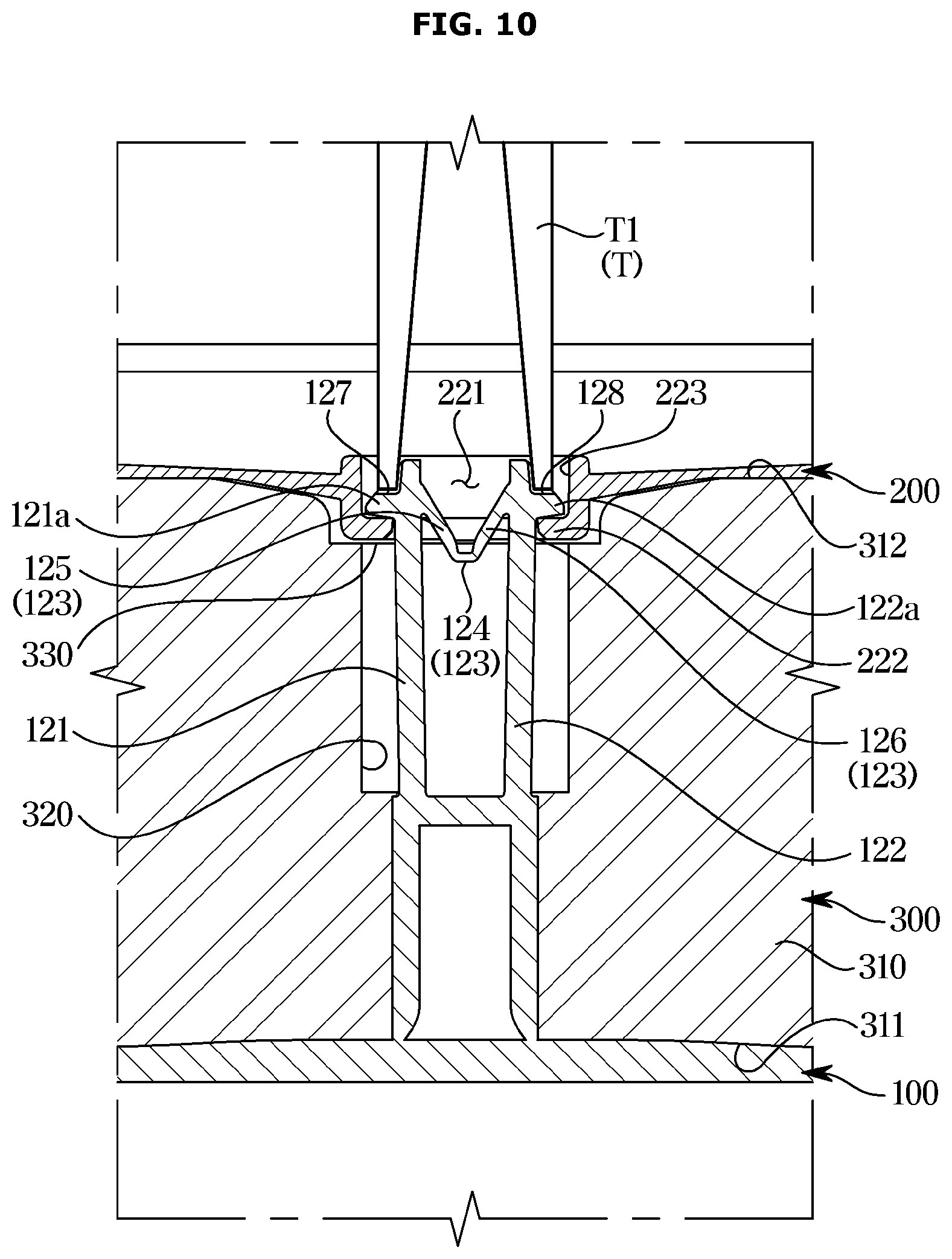 Patent US12410966 Figure 10 – Plate assembly and home appliance