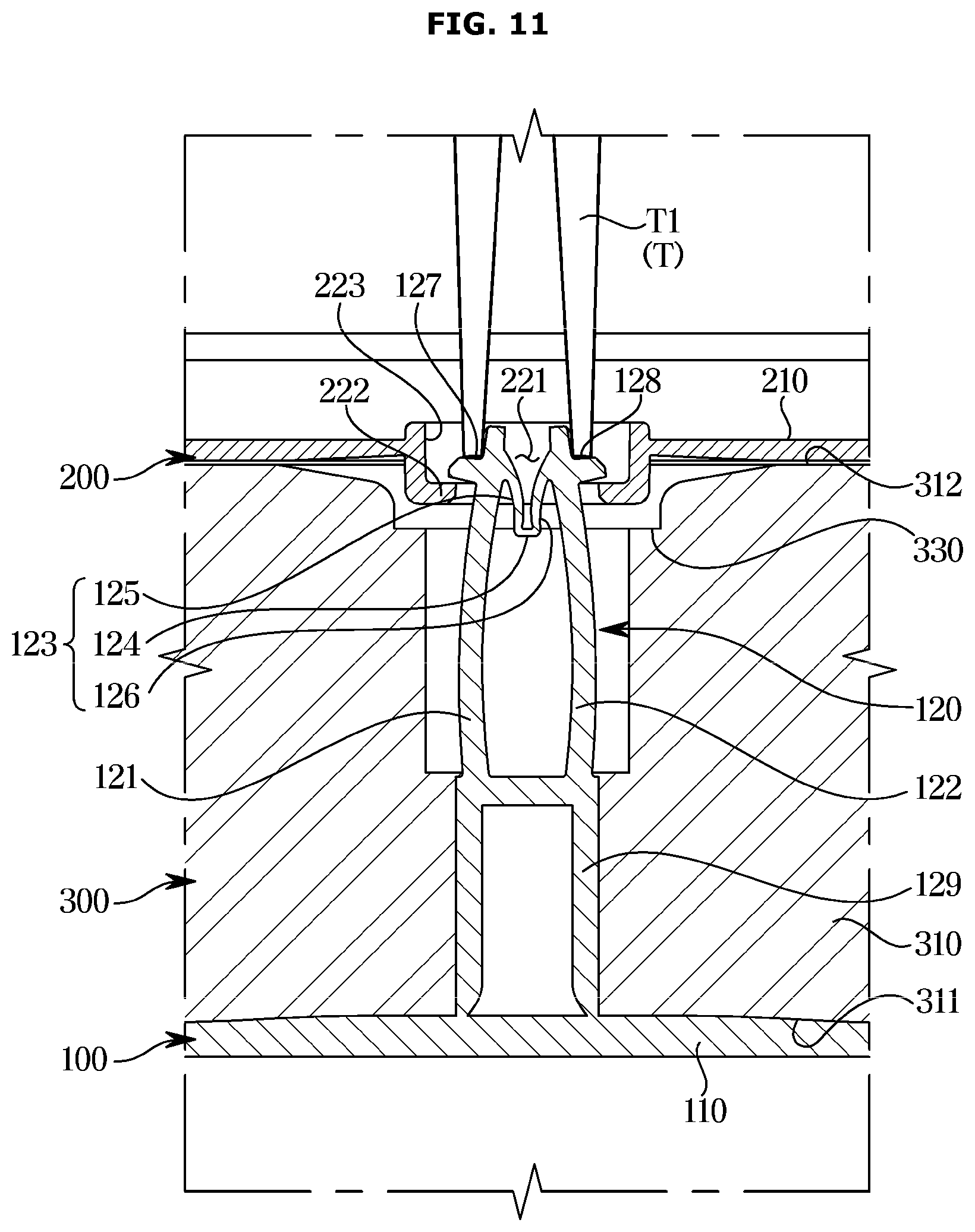Patent US12410966 Figure 11 – Plate assembly and home appliance