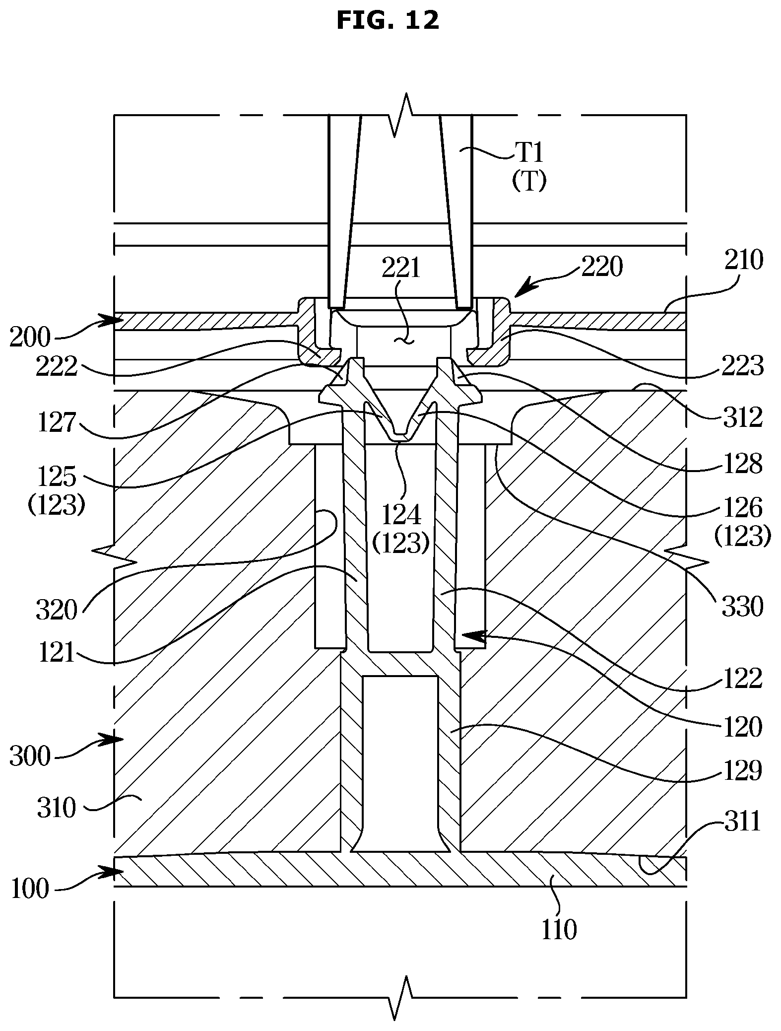 Patent US12410966 Figure 12 – Plate assembly and home appliance