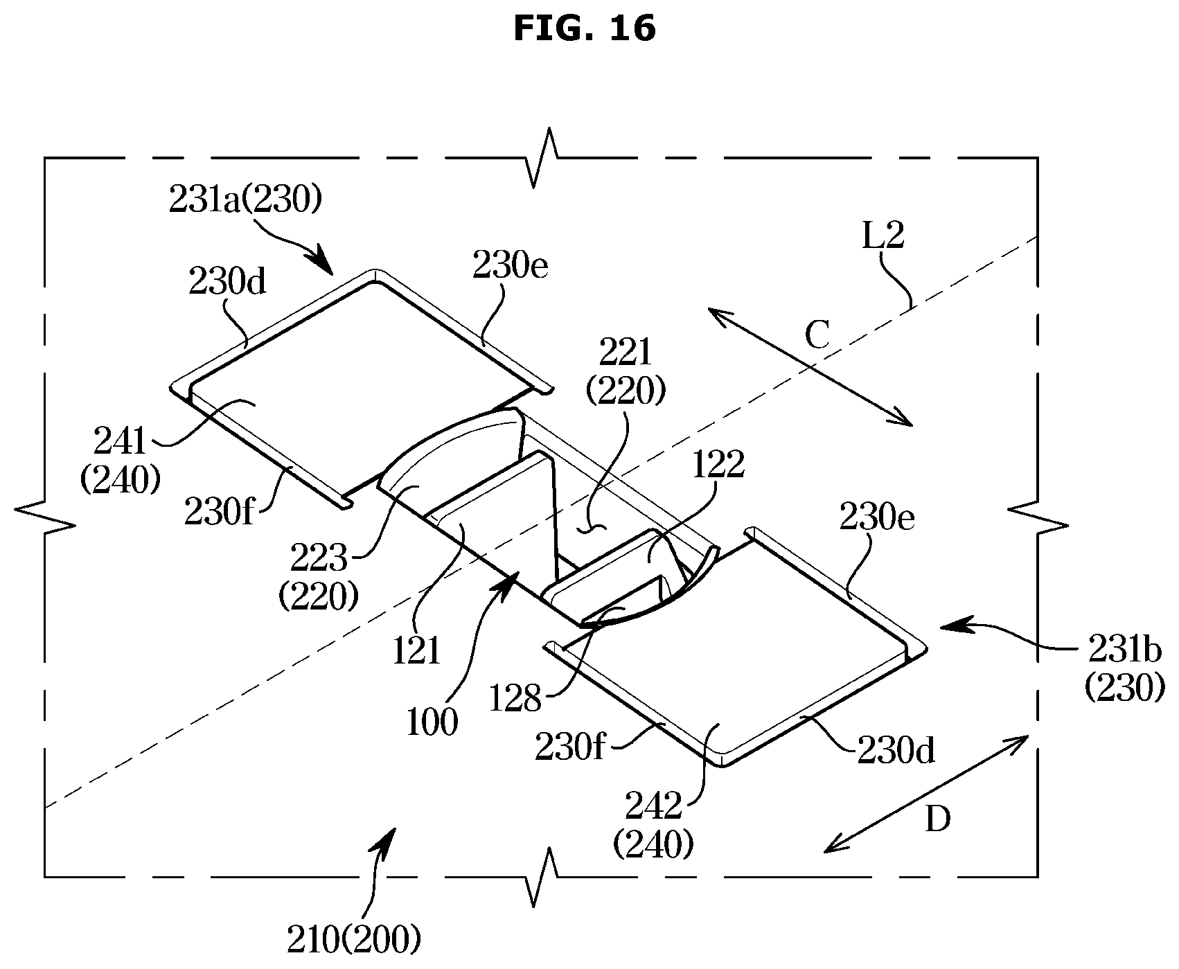 Patent US12410966 Figure 16 – Plate assembly and home appliance
