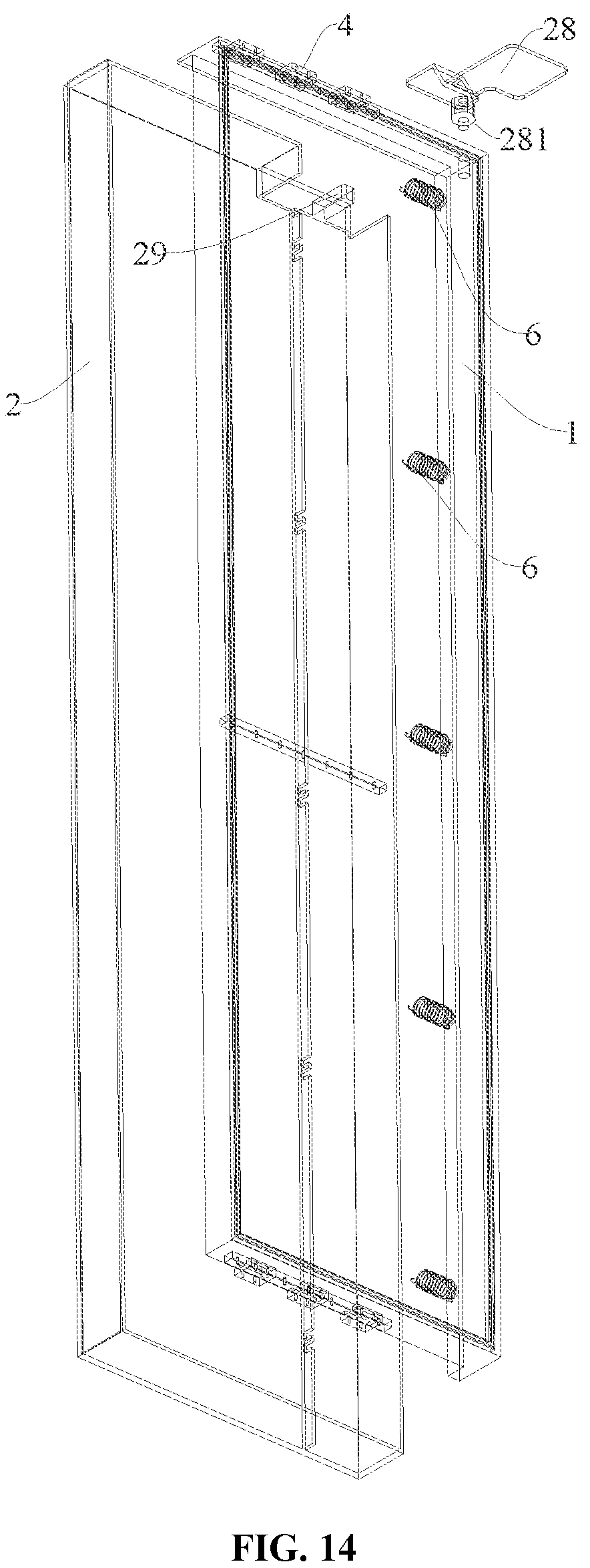 Patent US12410968 Figure 8 – Door assembly and refrigeration device