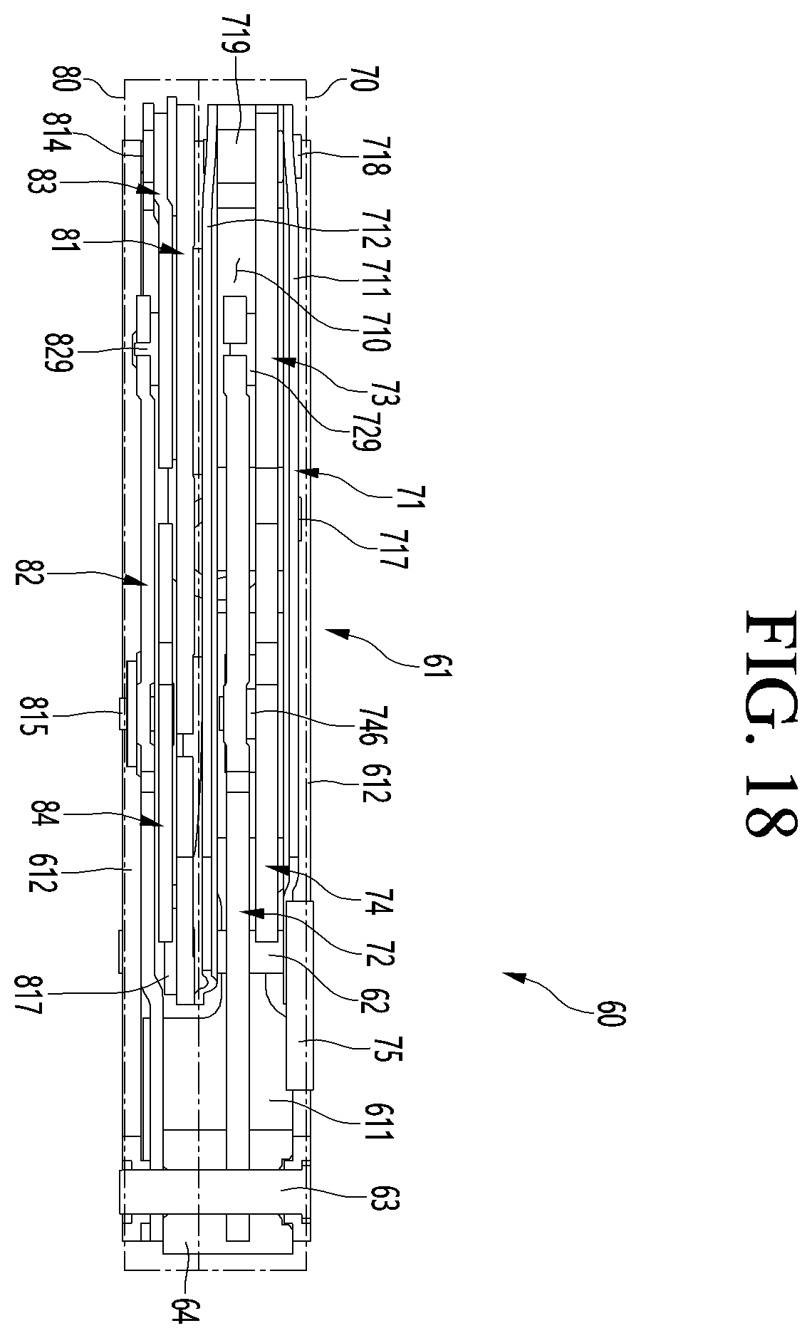 Patent US12410969 Figure 16 – Multi-joint link hinge and refrigerator having the same