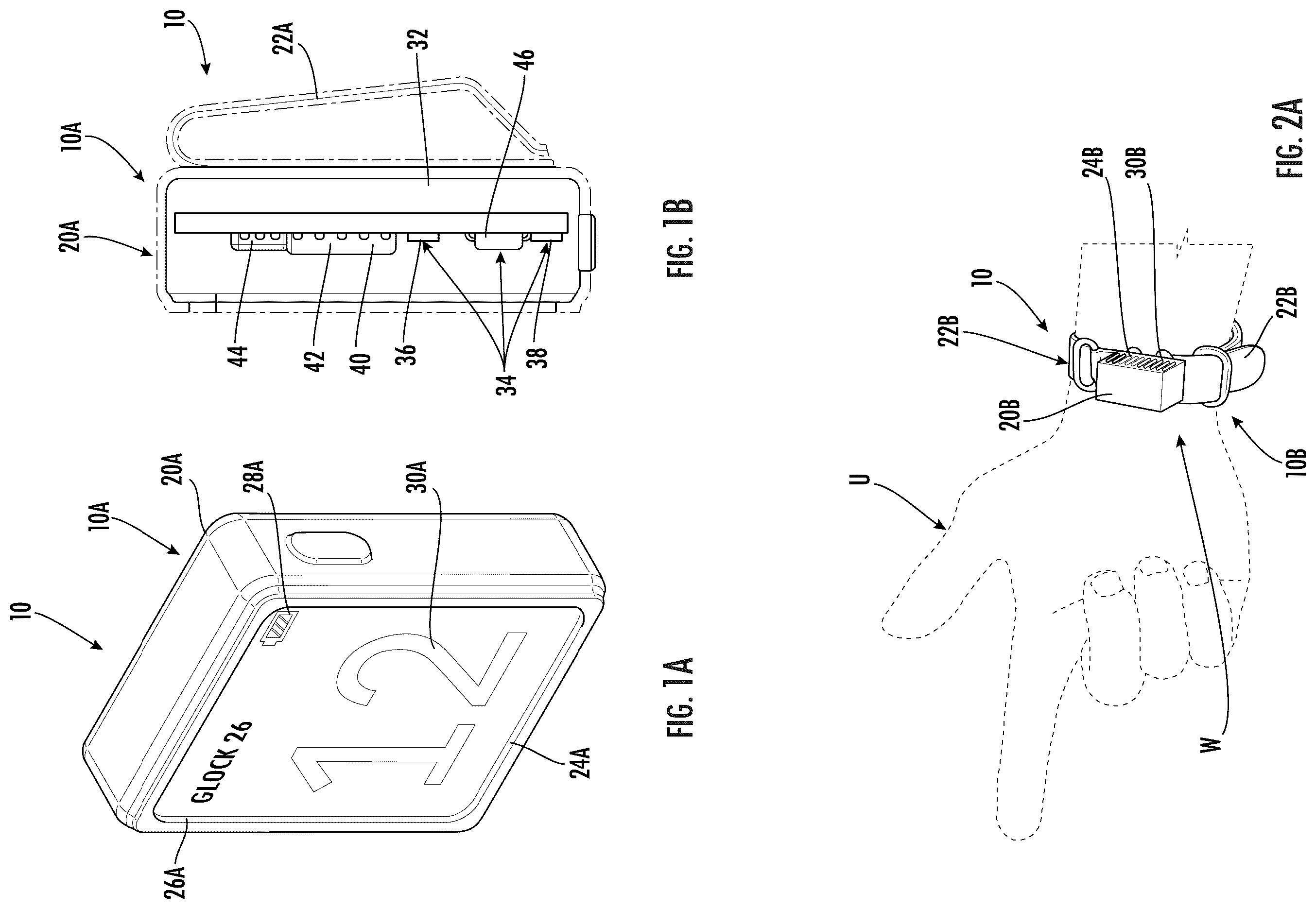 Patent US12410978 Figure 1 – Devices, systems, and computer program products for detecting gunshots and related methods
