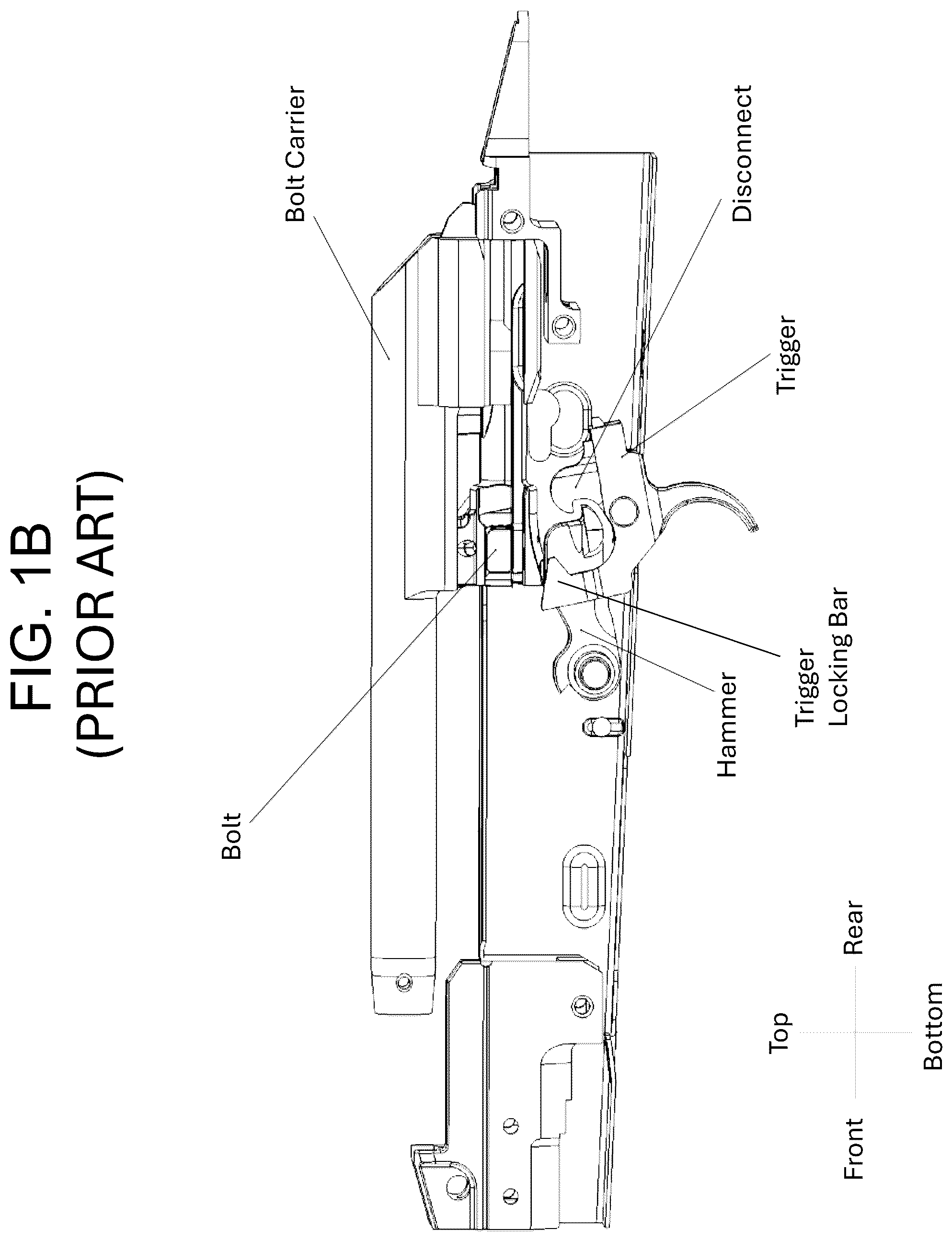 Patent US12410980 Figure 2 – Drop-in system to enhance the resetting and operations of semiautomatic firearms
