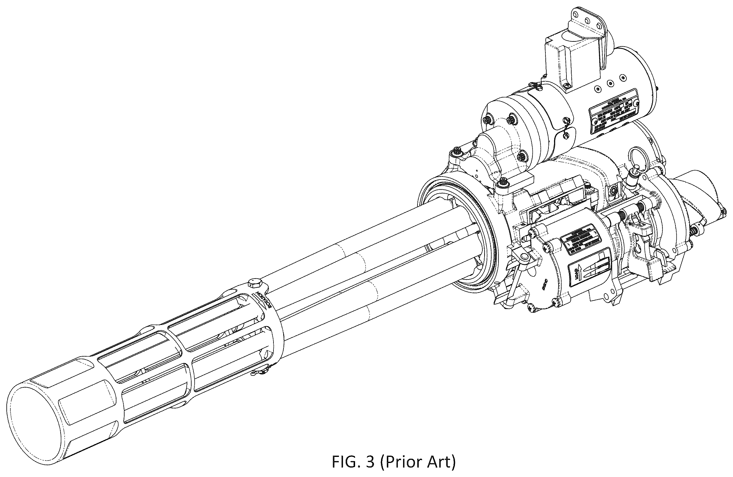 Patent US12410982 Figure 3 – Multiple-barrel firearm and method of use