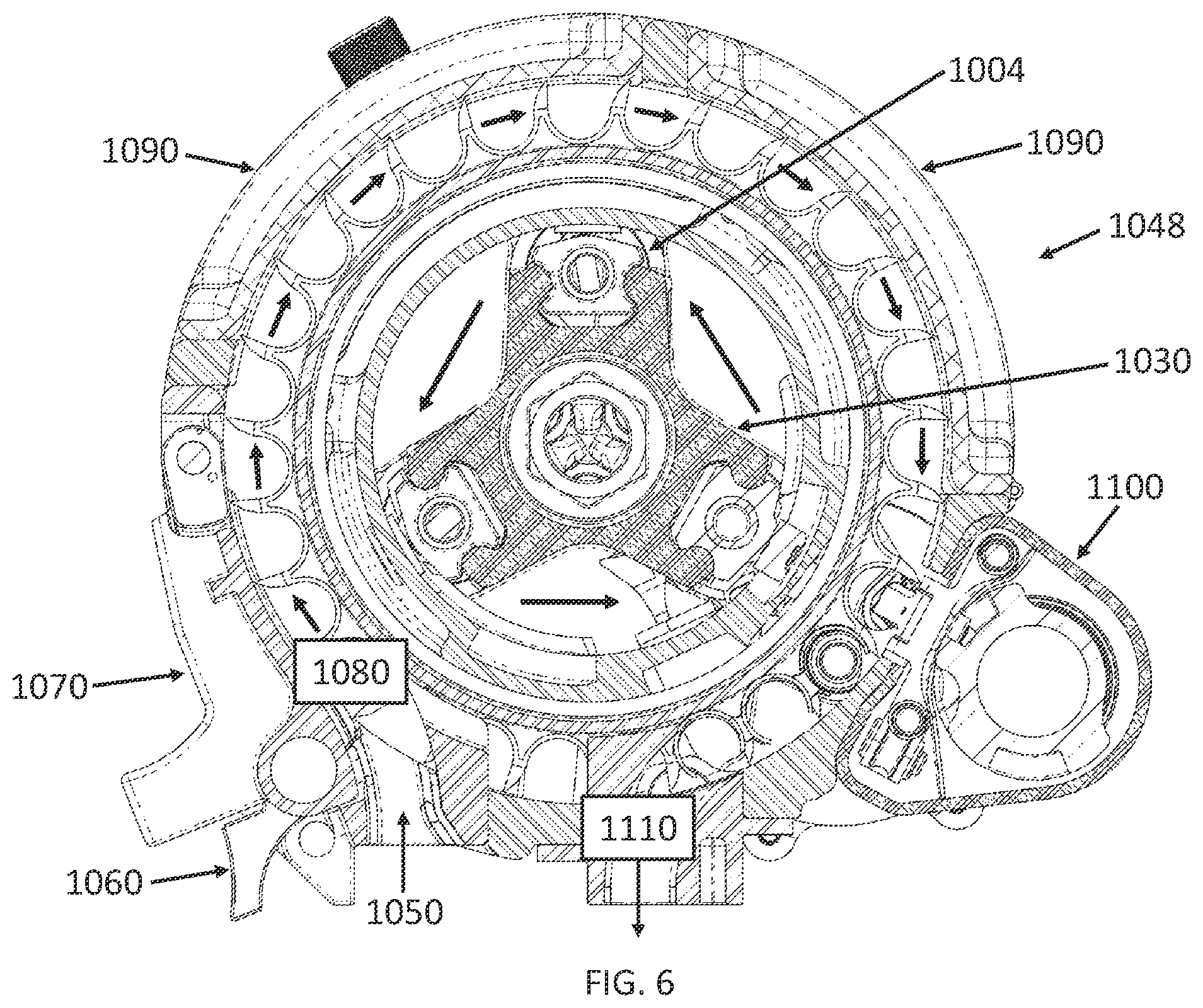 Patent US12410982 Figure 6 – Multiple-barrel firearm and method of use