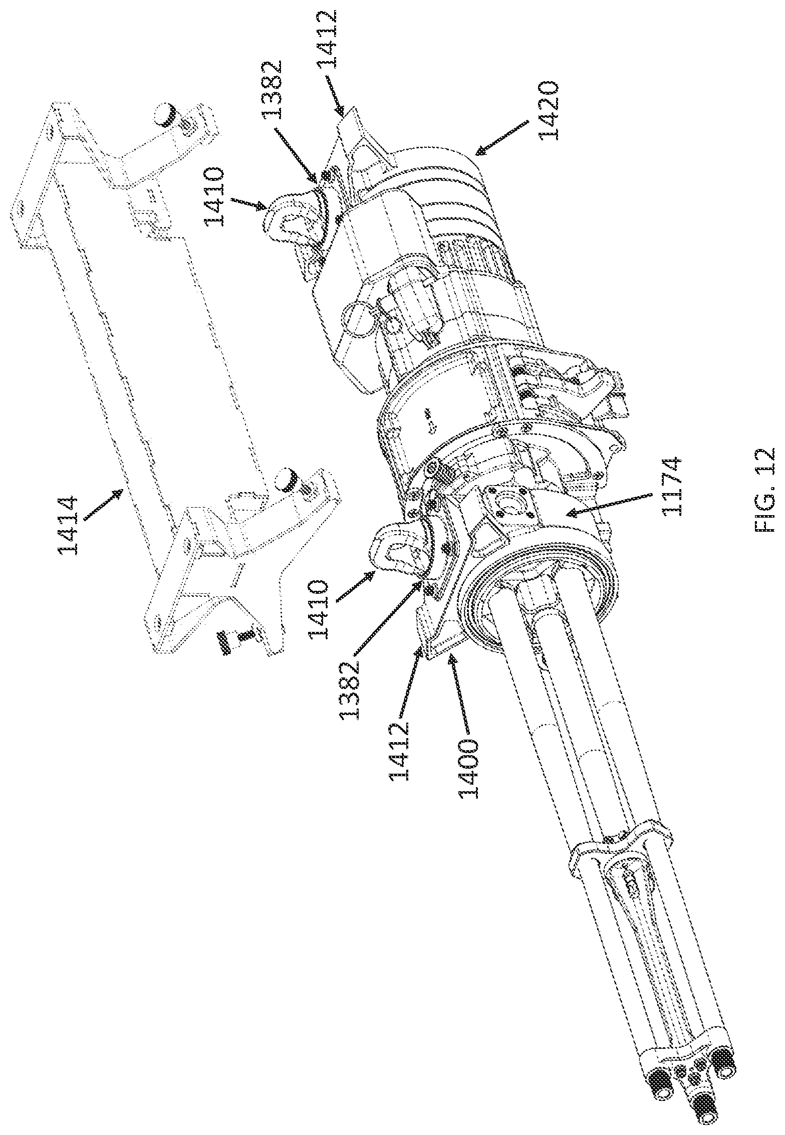 Patent US12410982 Figure 12 – Multiple-barrel firearm and method of use