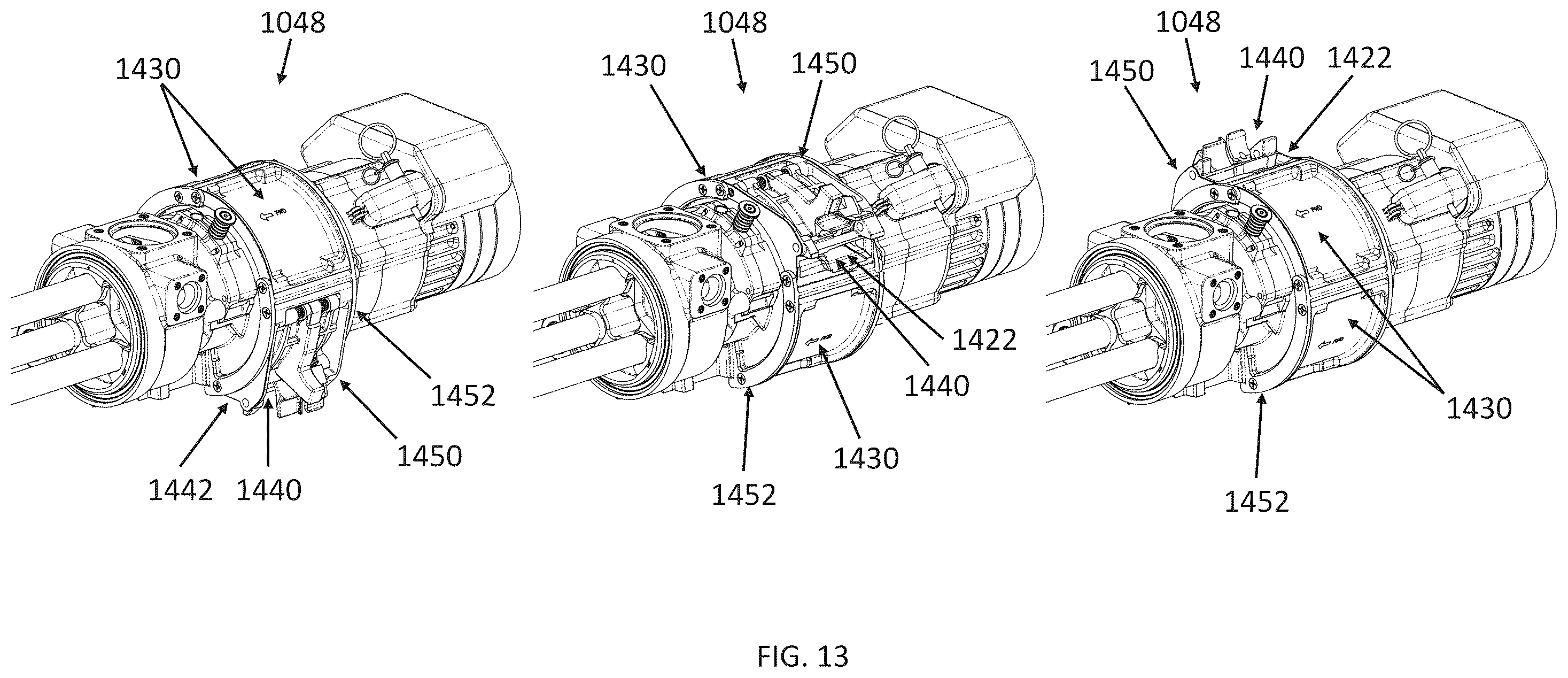Patent US12410982 Figure 13 – Multiple-barrel firearm and method of use
