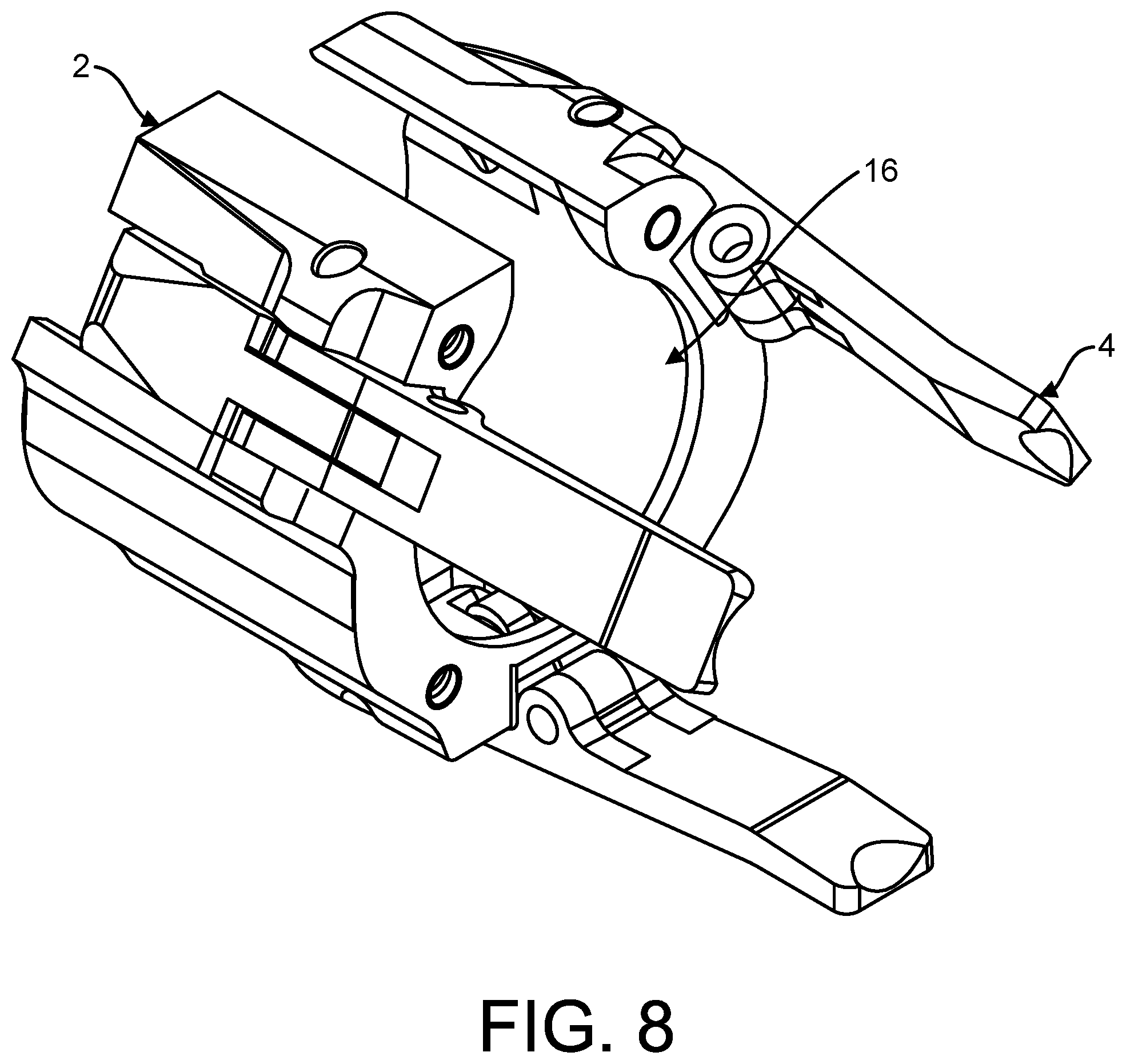 Patent US12410984 Figure 8 – Adaptable handguard