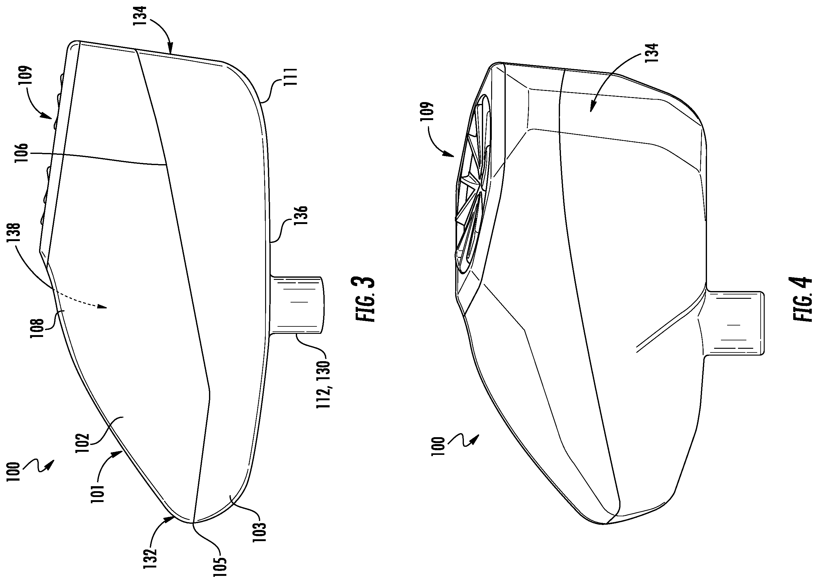 Patent US12410986 Figure 3 – Projectile loader having streamlined external body and internal opening mechanism