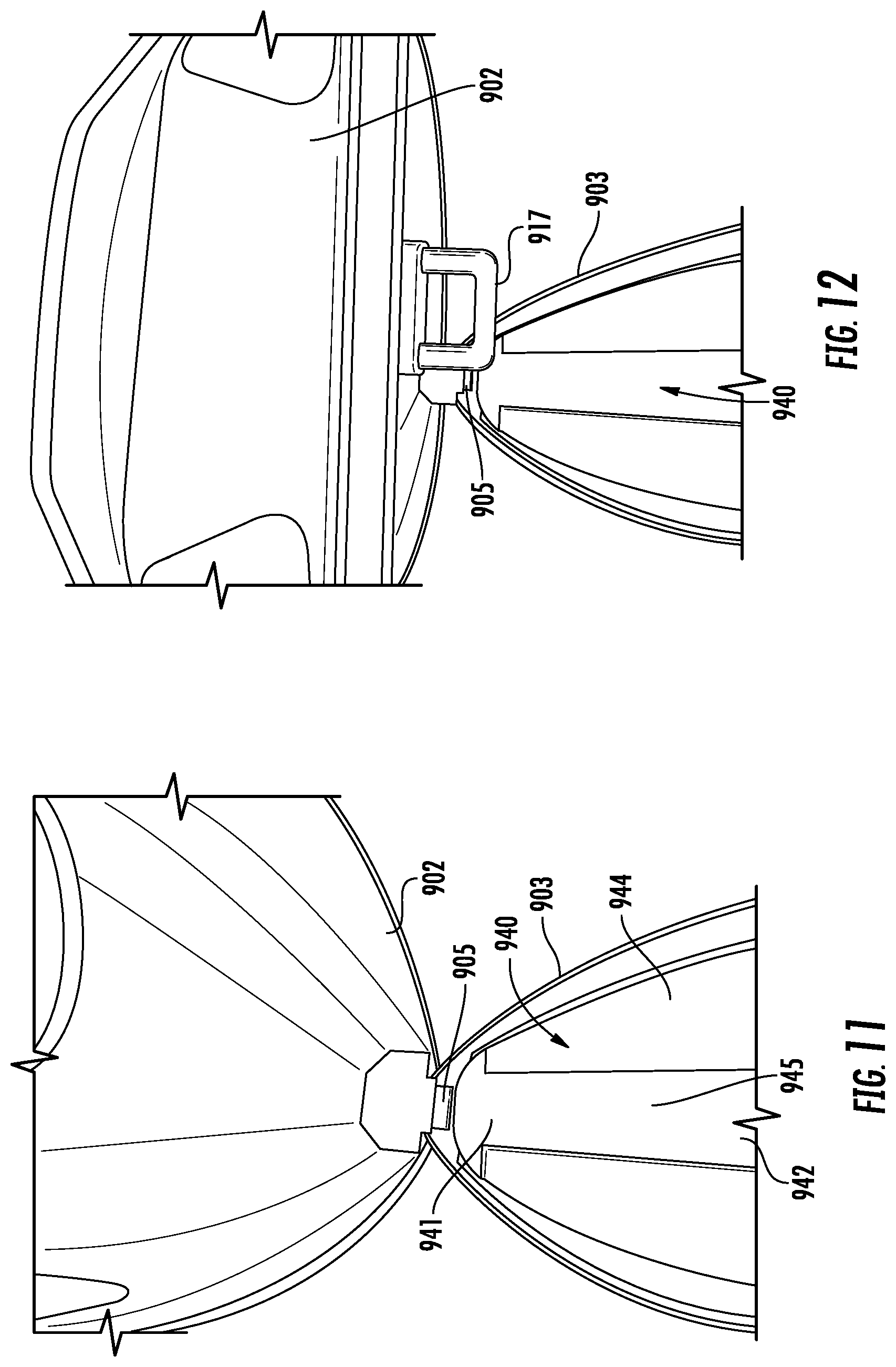 Patent US12410986 Figure 8 – Projectile loader having streamlined external body and internal opening mechanism