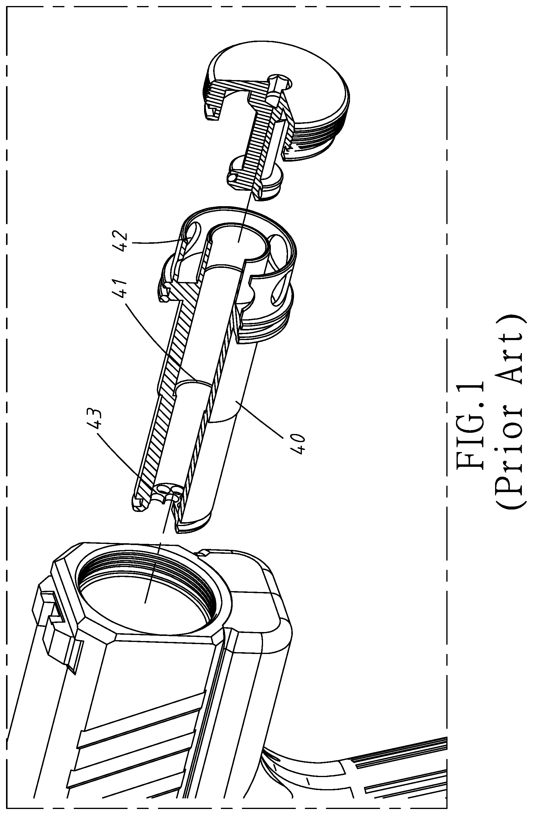 Patent US12410987 Figure 1 – Device for paintball air gun