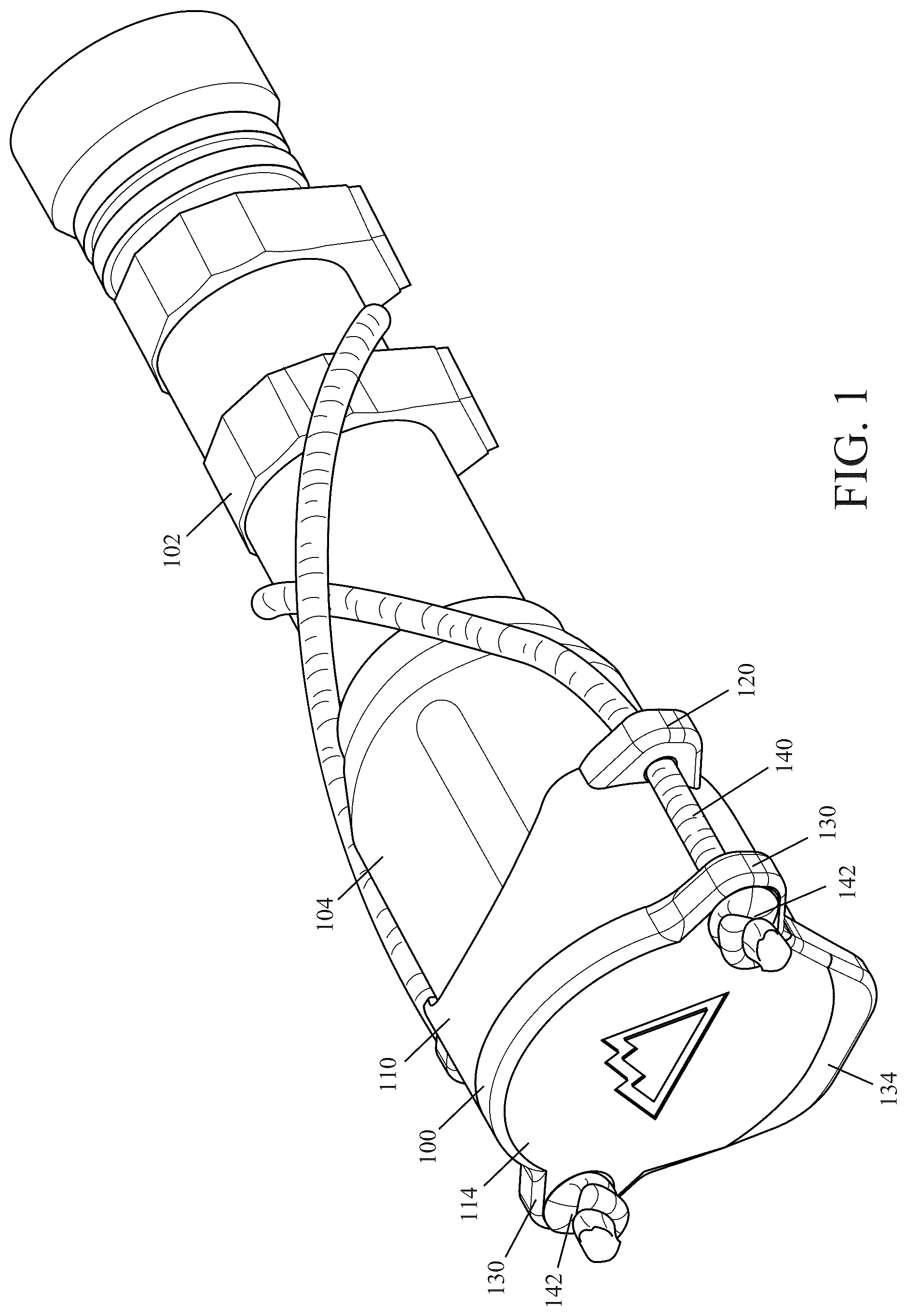 Patent US12410990 Figure 1 – Lens cap assembly