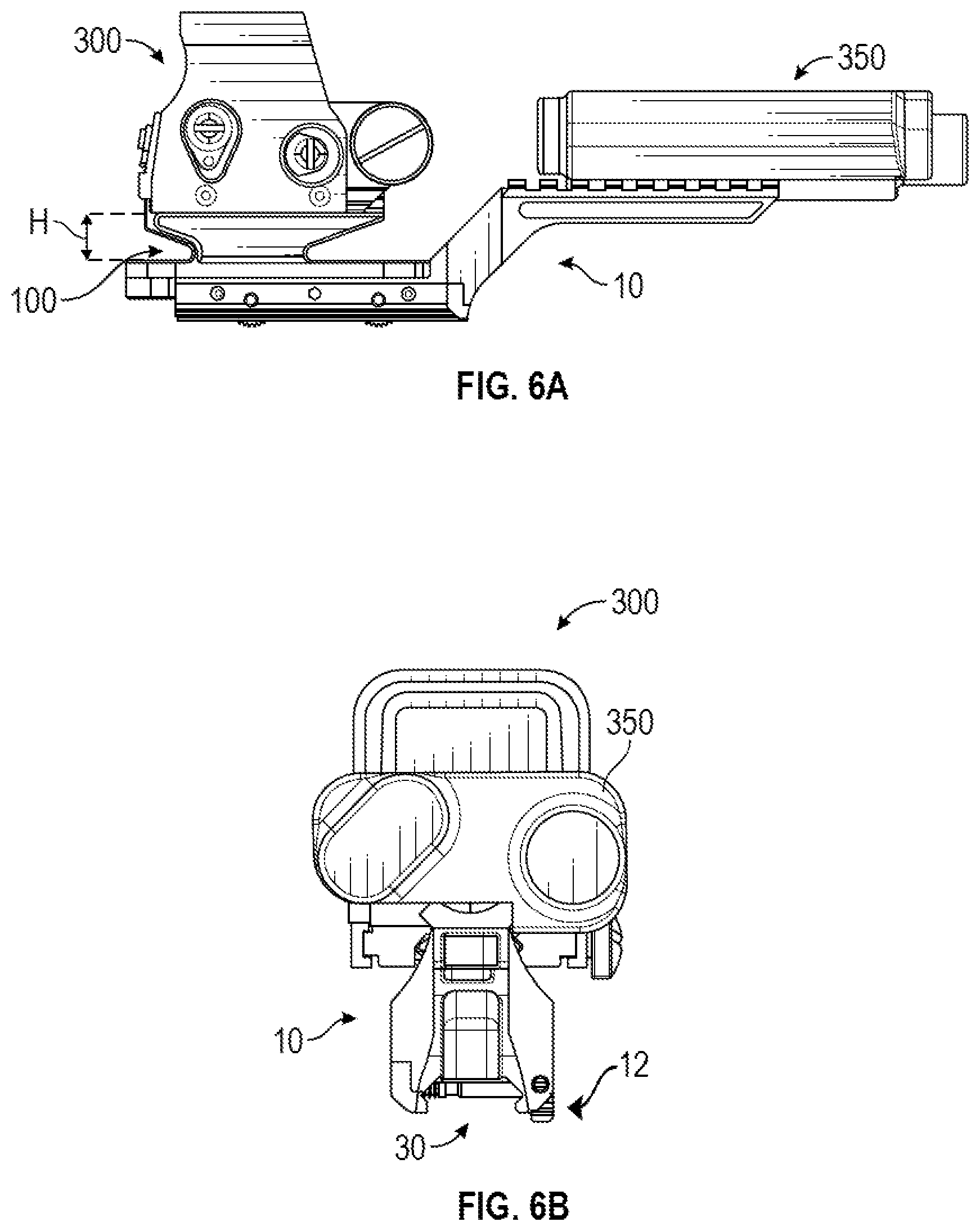 Patent US12410991 Figure 7 – Systems and methods for multi-accessory mount assembly for a firearm