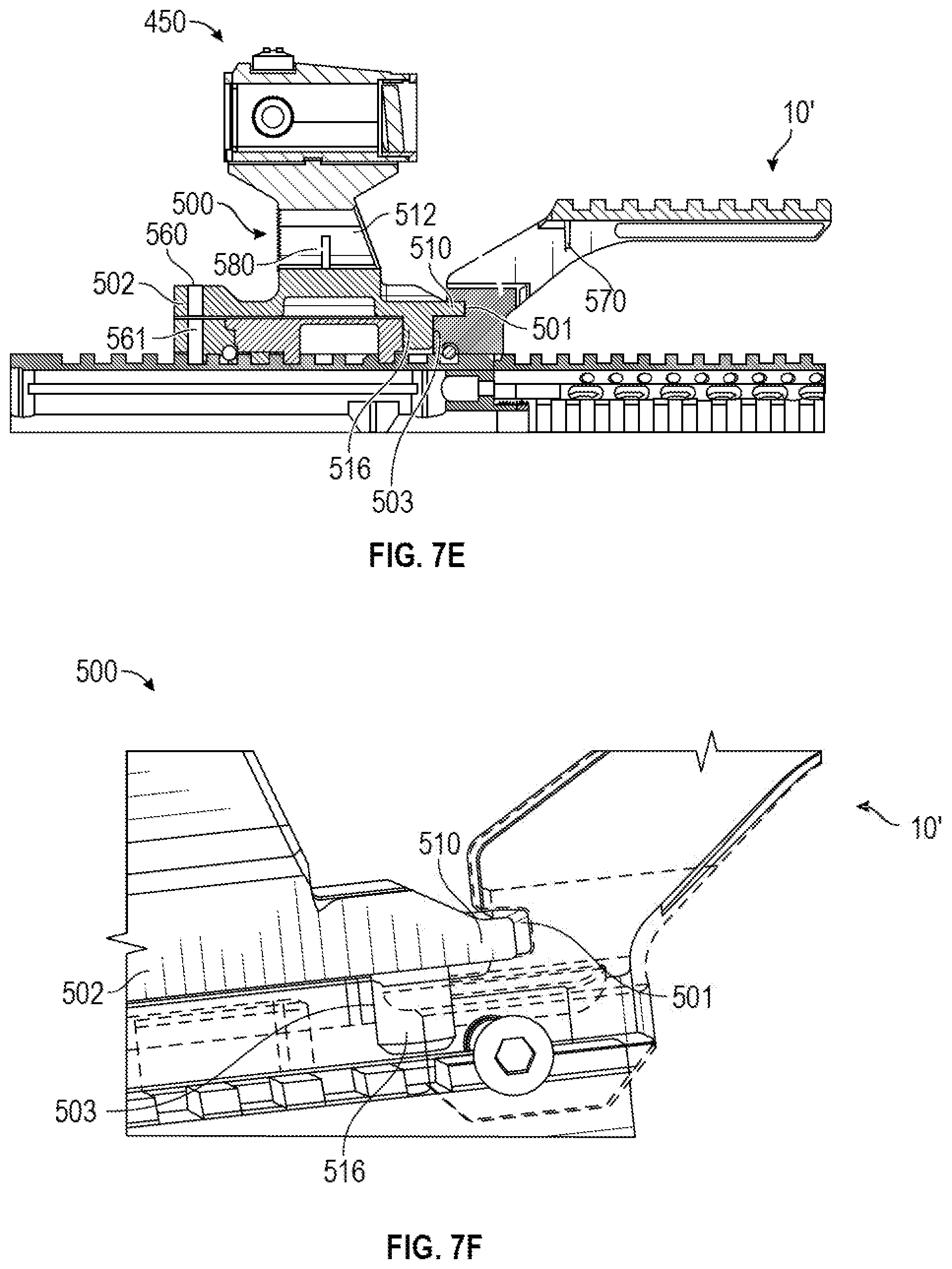 Patent US12410991 Figure 12 – Systems and methods for multi-accessory mount assembly for a firearm