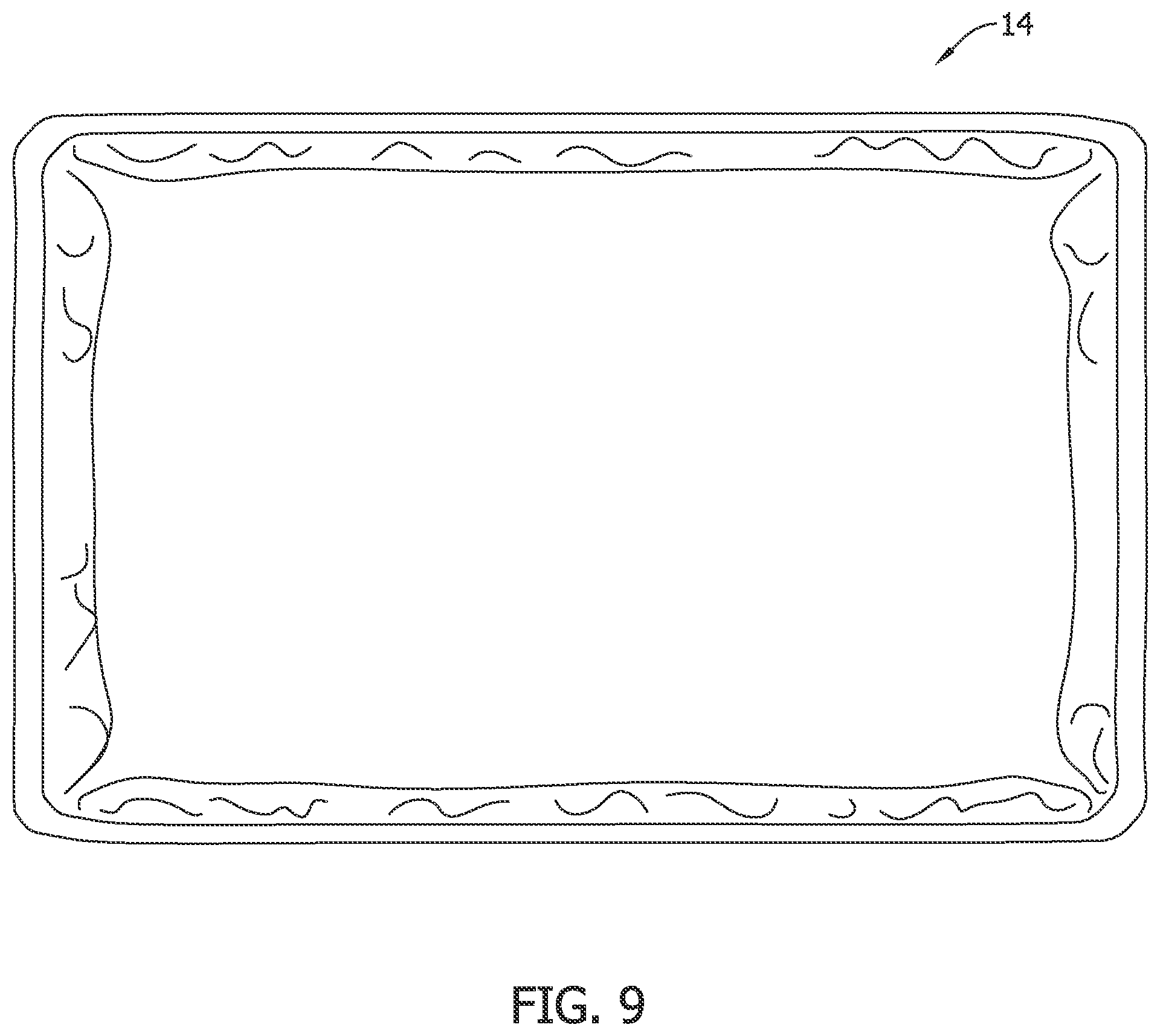 Patent US12410992 Figure 9 – Body armor panel for use with personal protective vest and system for assembling same