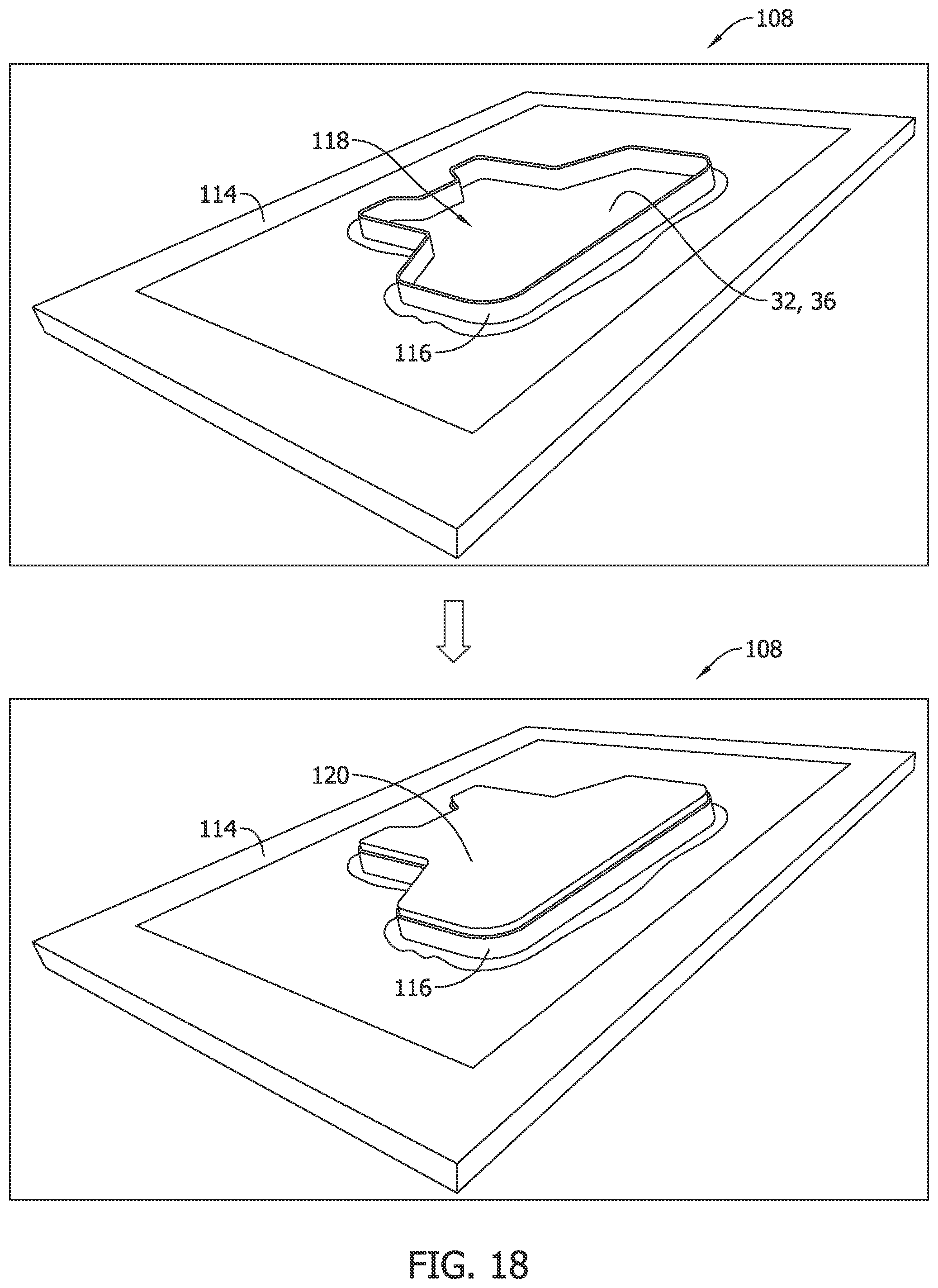 Patent US12410992 Figure 16 – Body armor panel for use with personal protective vest and system for assembling same