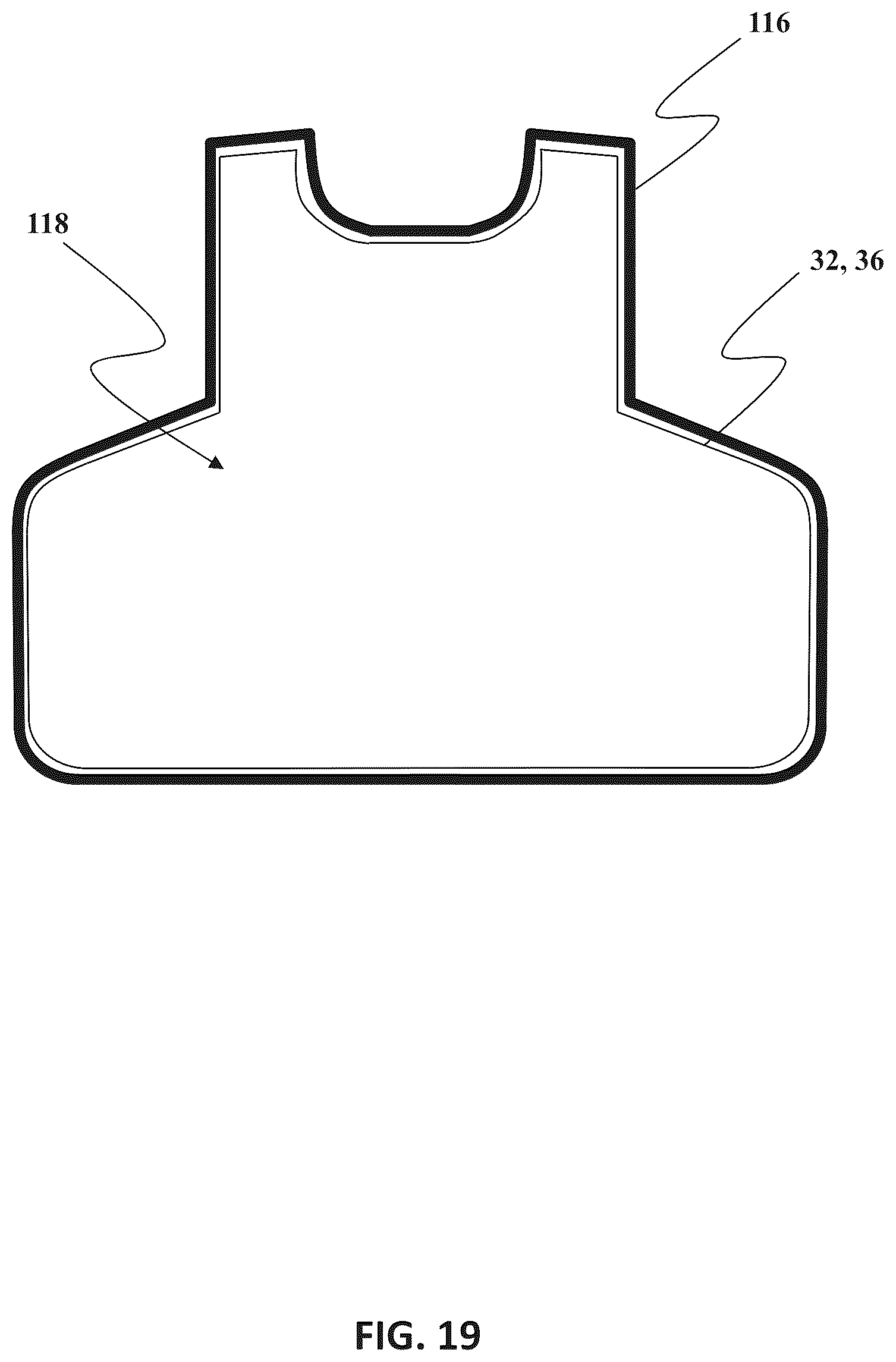 Patent US12410992 Figure 17 – Body armor panel for use with personal protective vest and system for assembling same