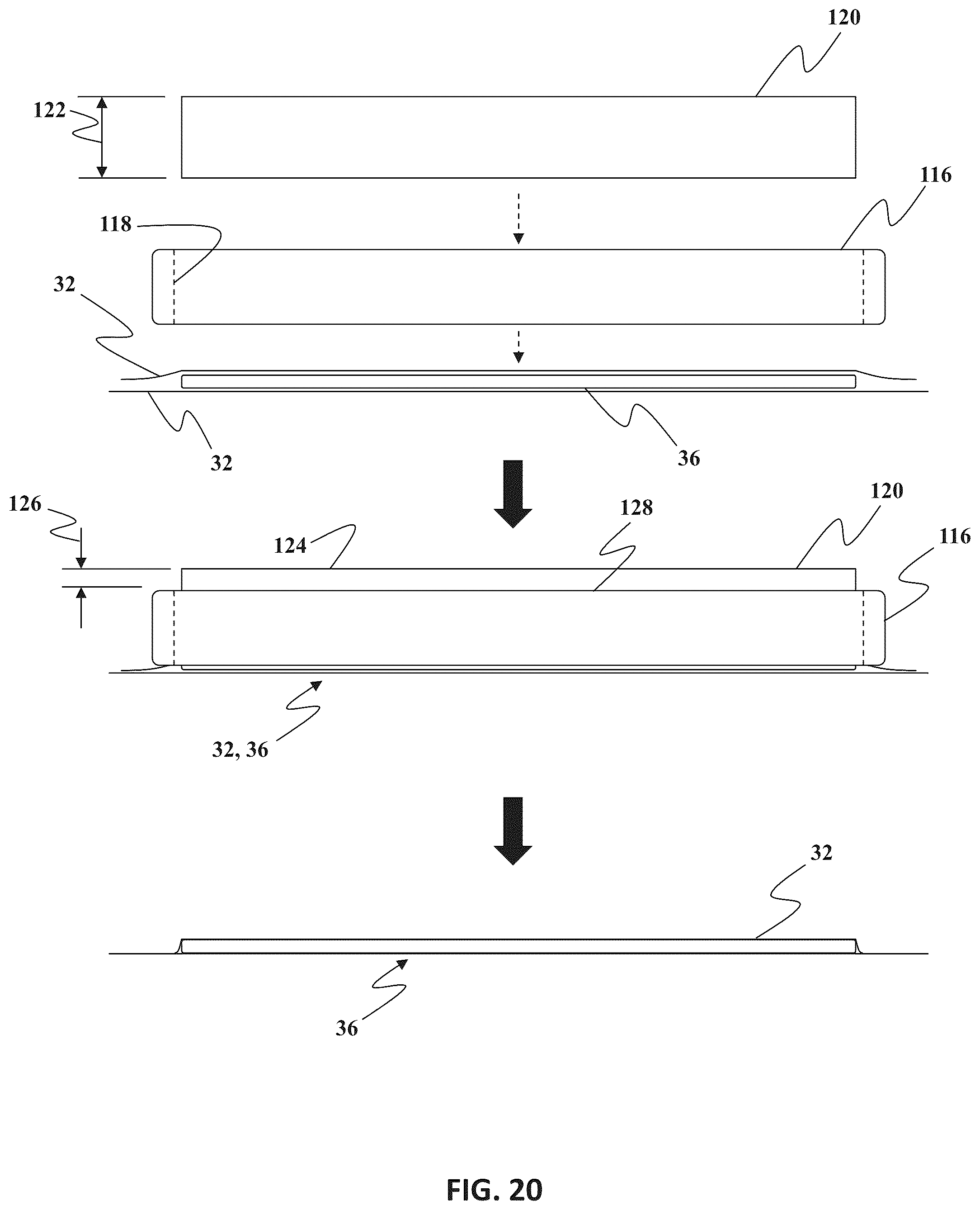 Patent US12410992 Figure 18 – Body armor panel for use with personal protective vest and system for assembling same