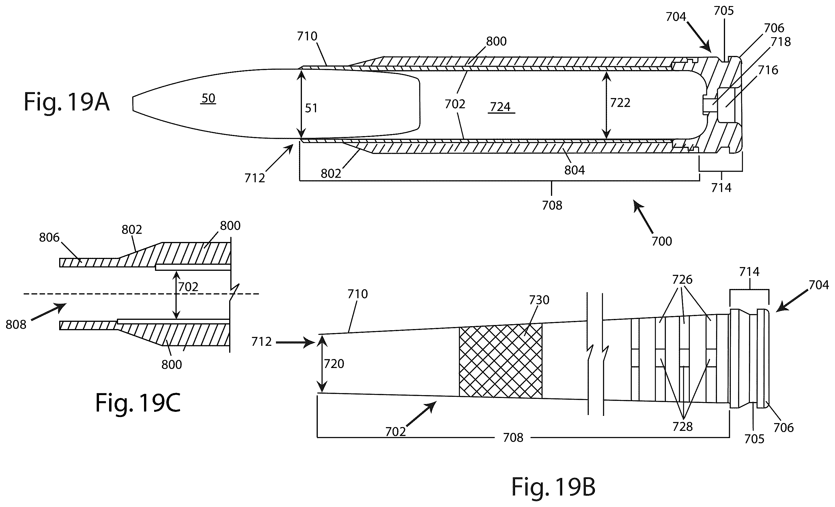 Patent US12410994 Figure 16 – Polymer-based cartridge casing for subsonic ammunition