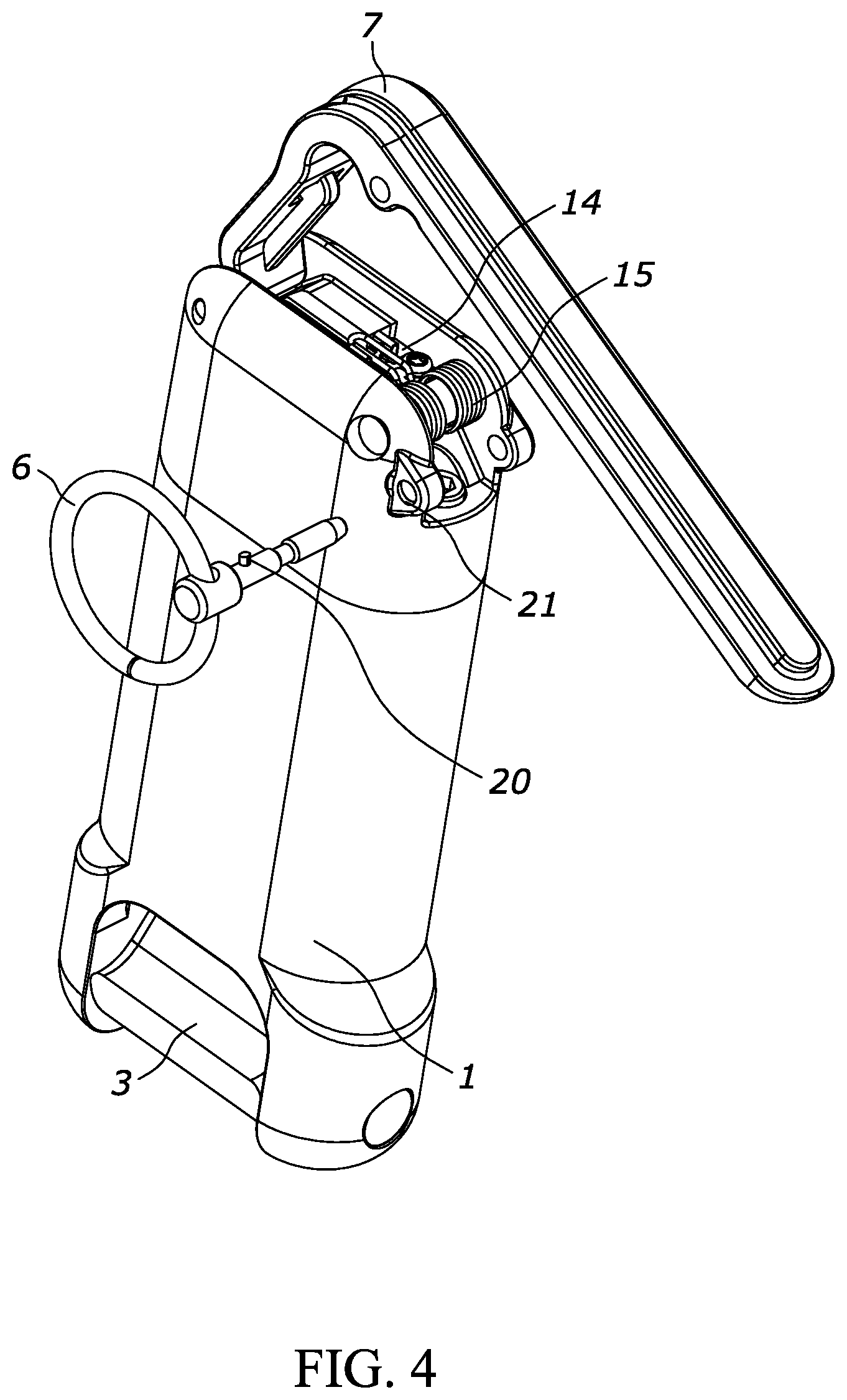 Patent US12410995 Figure 4 – Diversionary device with electronic trigger and directed high efficiency output