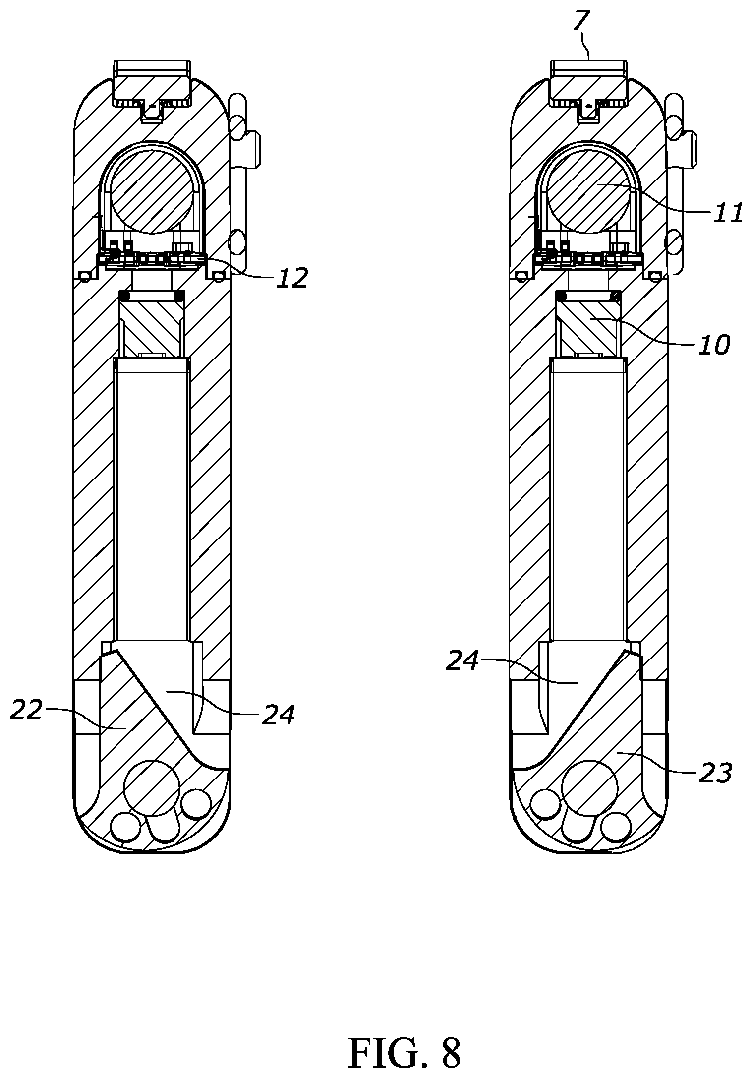 Patent US12410995 Figure 6 – Diversionary device with electronic trigger and directed high efficiency output