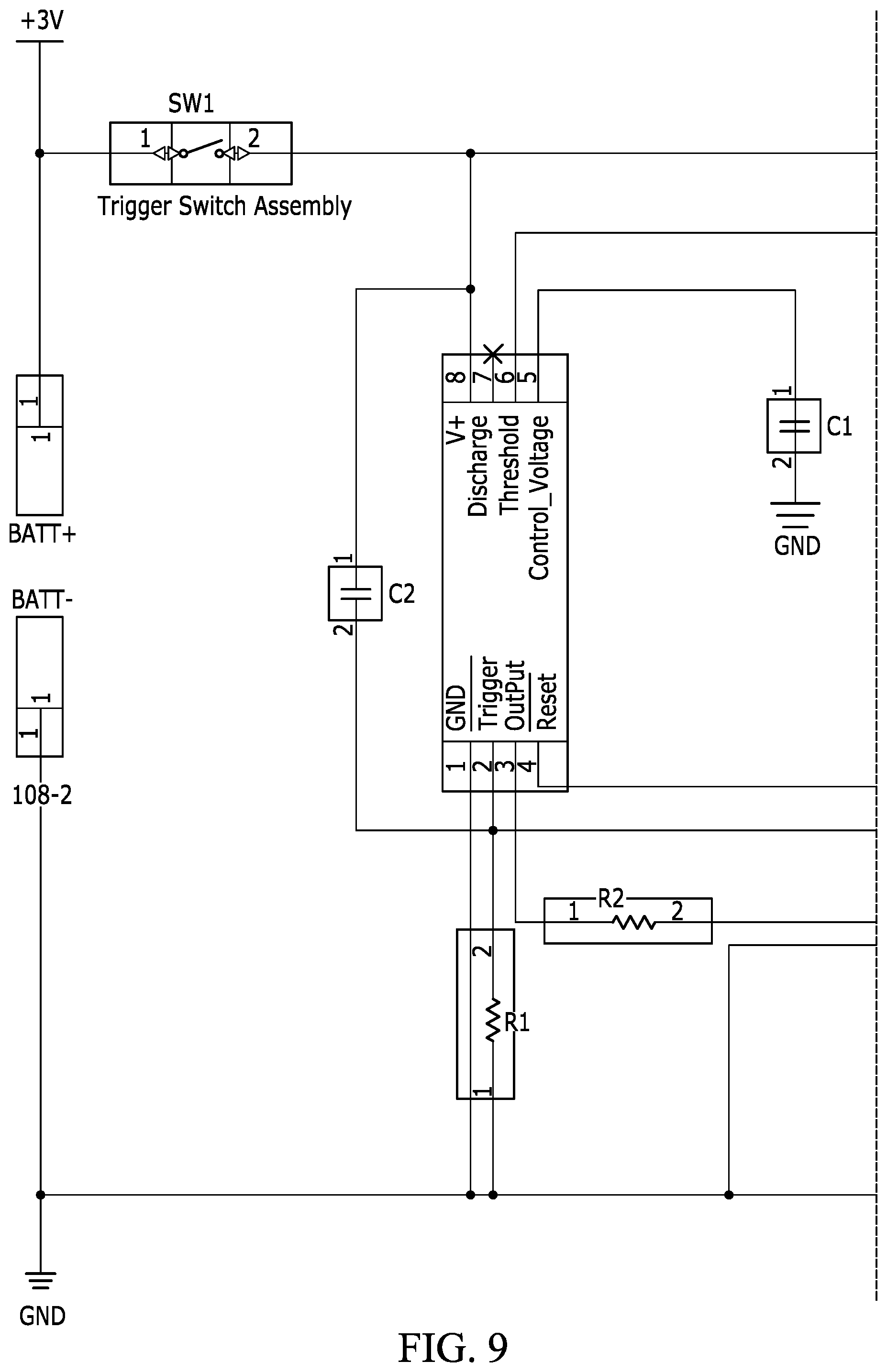 Patent US12410995 Figure 7 – Diversionary device with electronic trigger and directed high efficiency output