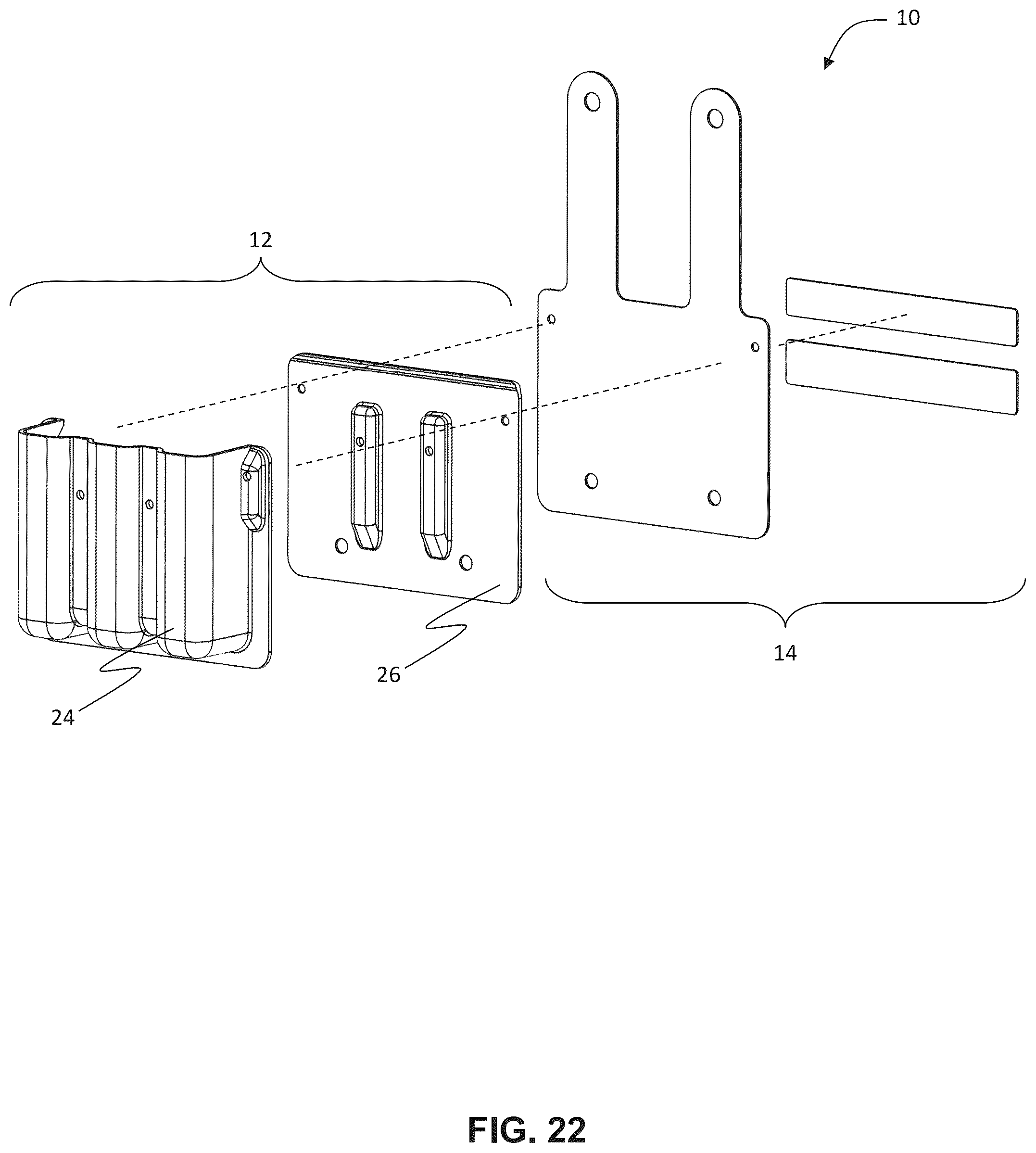 Patent US12410997 Figure 16 – Ammunition magazine pouch and methods of assembling same