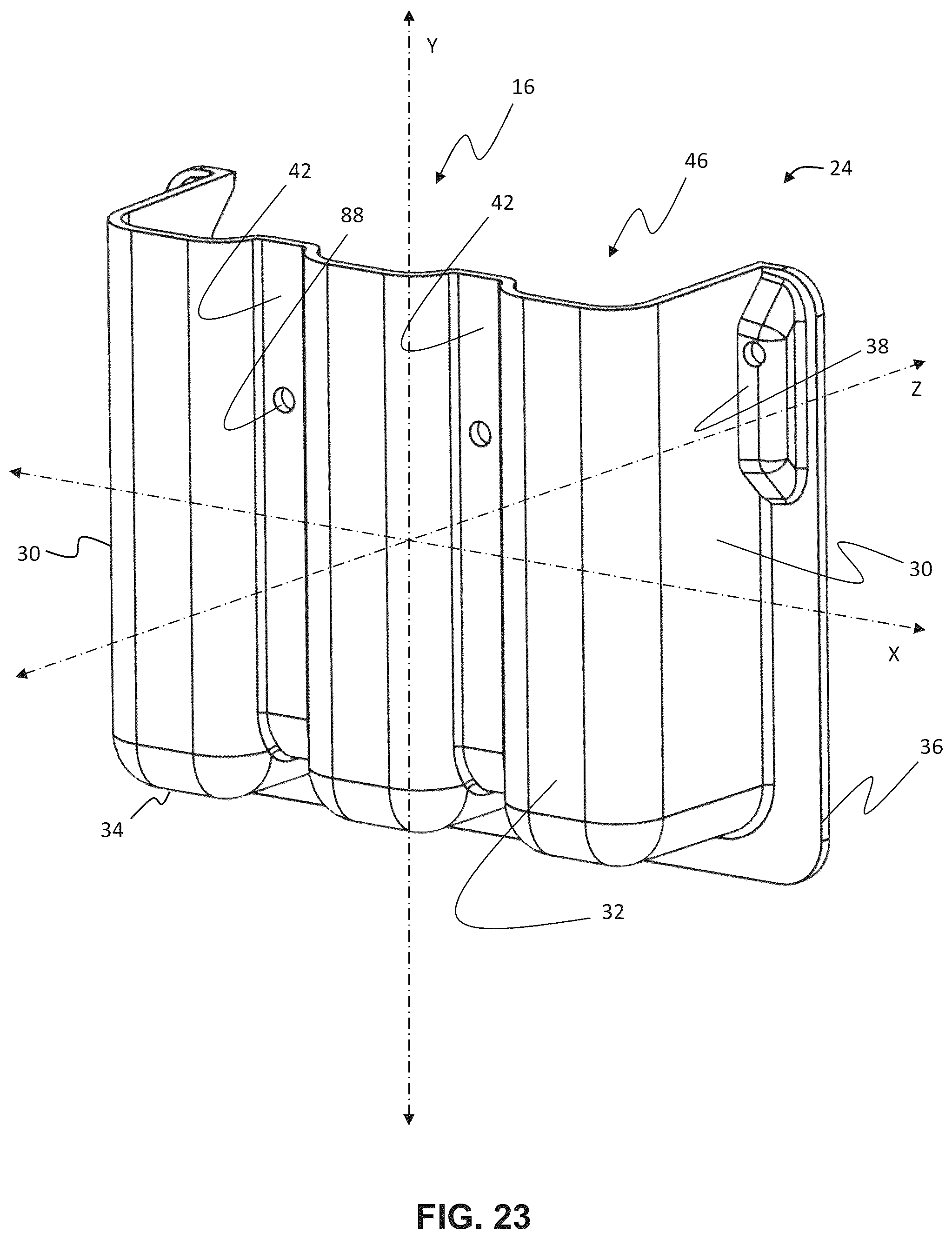 Patent US12410997 Figure 17 – Ammunition magazine pouch and methods of assembling same