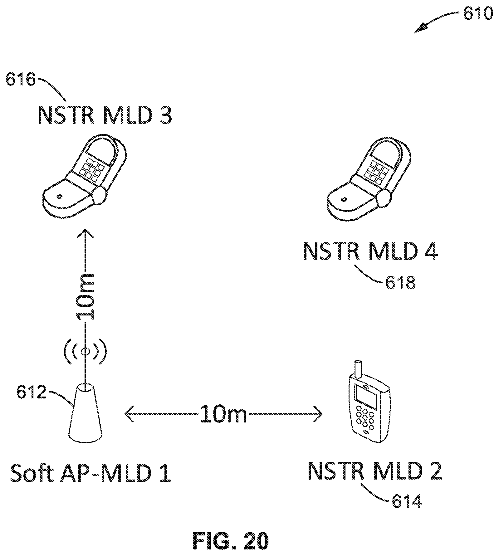 Patent US12414026 Figure 18 – Secondary link access to a mobile soft access point multi-link device