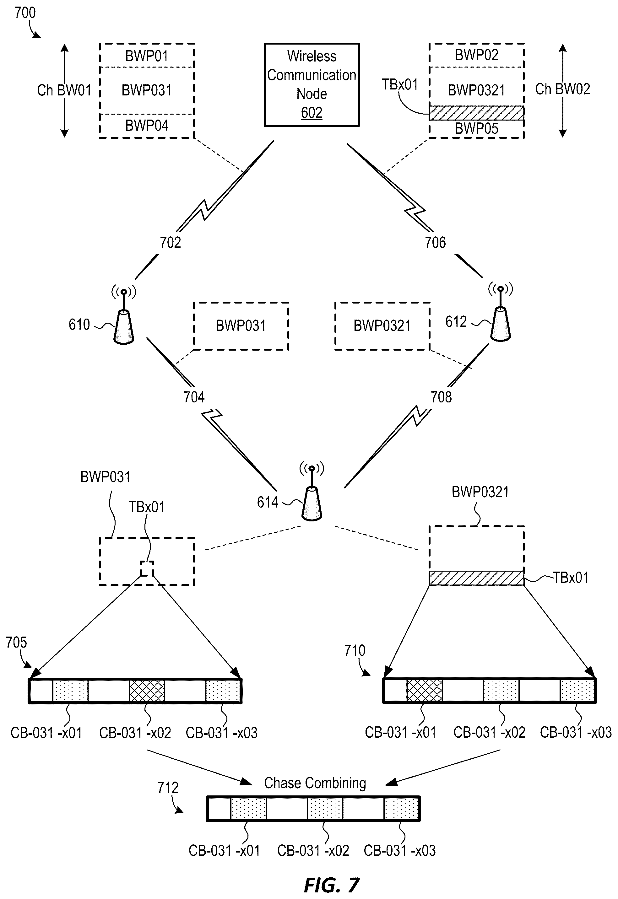 Patent US12414028 Figure 7 – Systems and methods for multiple repeater aggregation