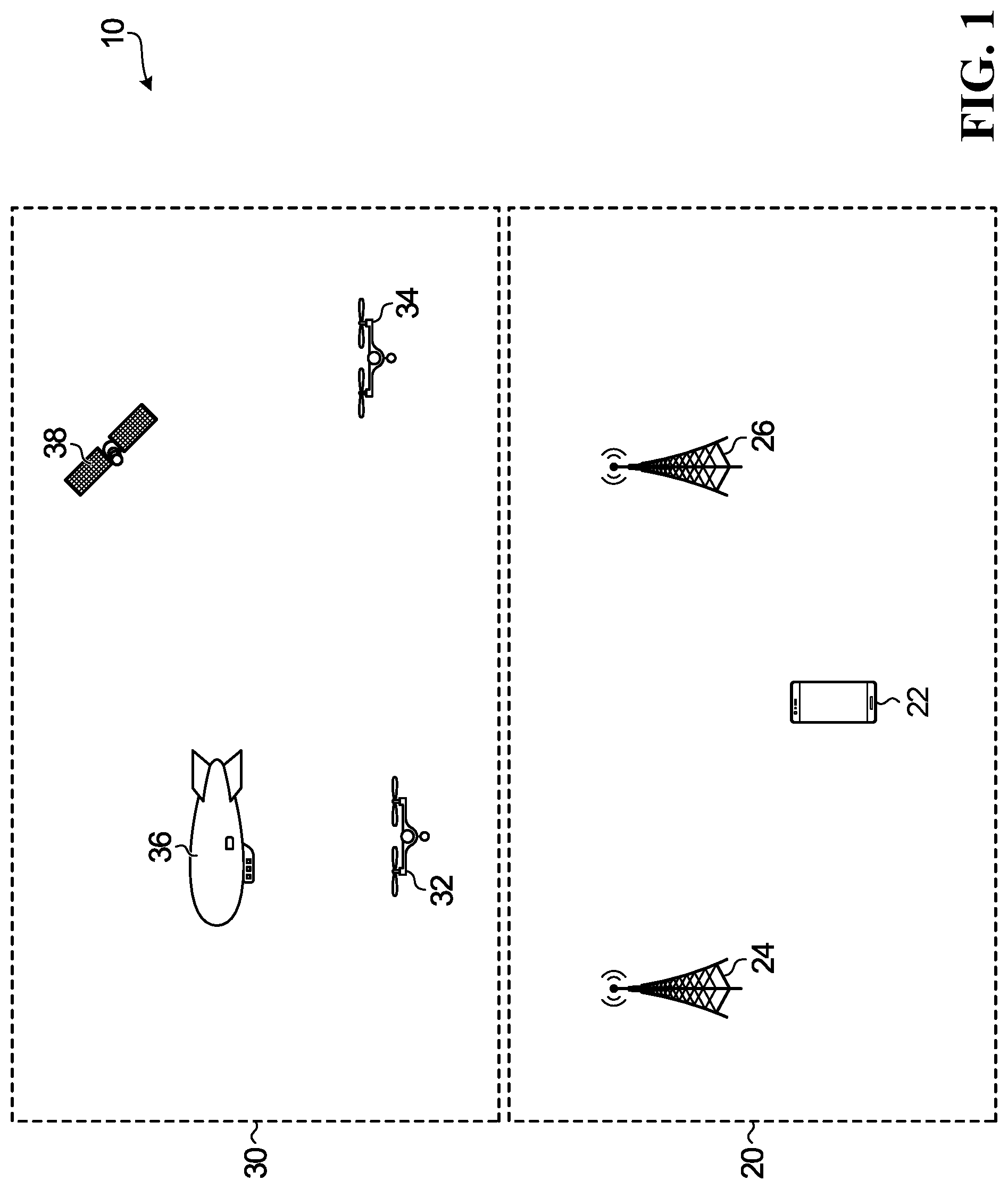 Patent US12414033 Figure 1 – Mobility management in multi-tier wireless communication networks