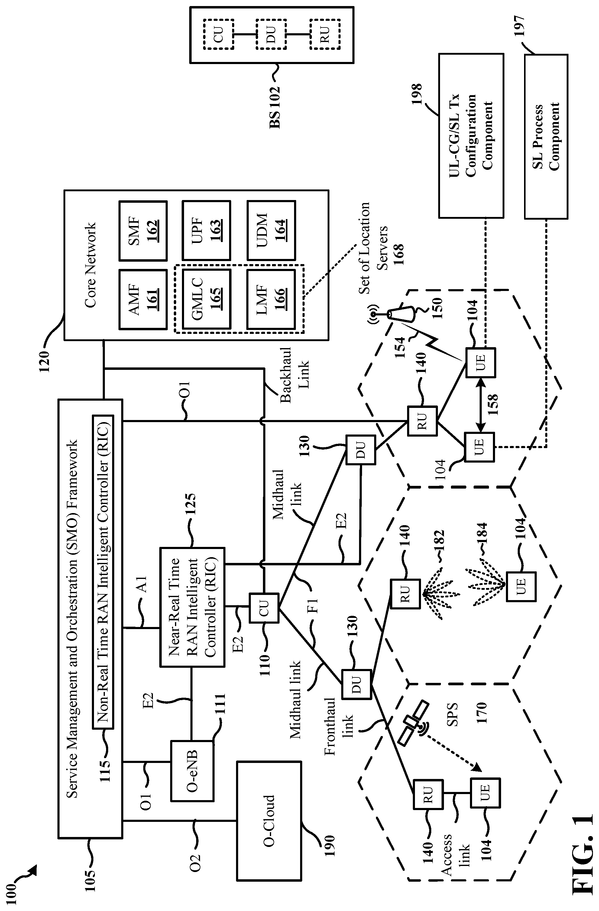 Patent US12414109 Figure 1 – Skipped uplink configured grant occasions in sidelink transmissions