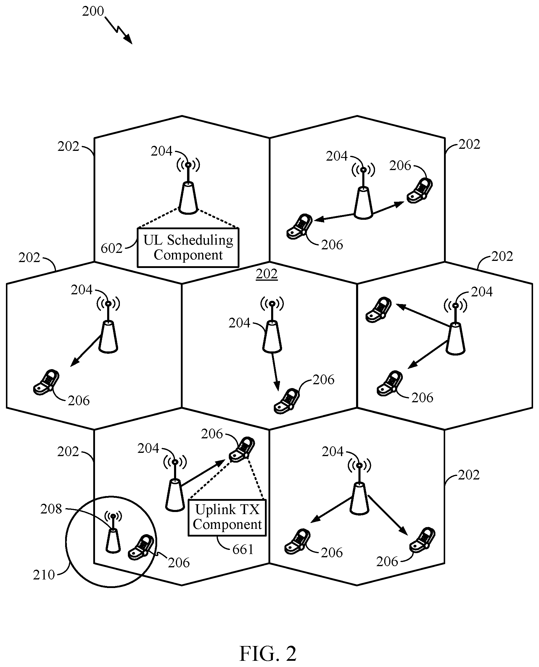 Patent US12414116 Figure 2 – Uplink channel design for slot-based transmission time interval (TTI)