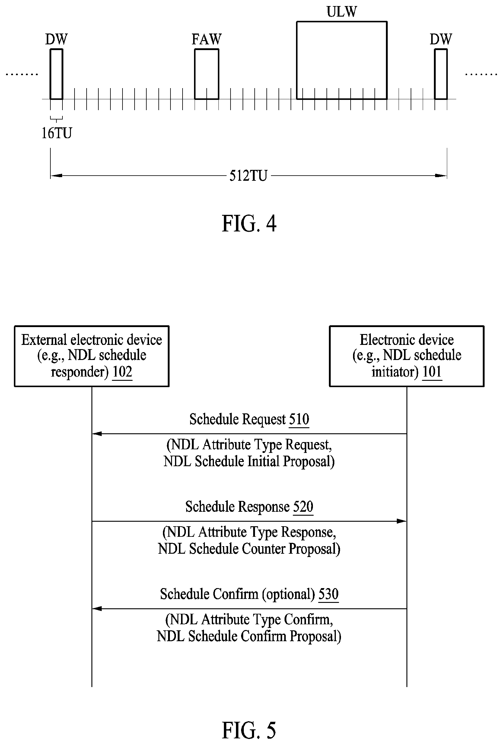 Patent US12414150 Figure 4 – Electronic device and method for scheduling of data link