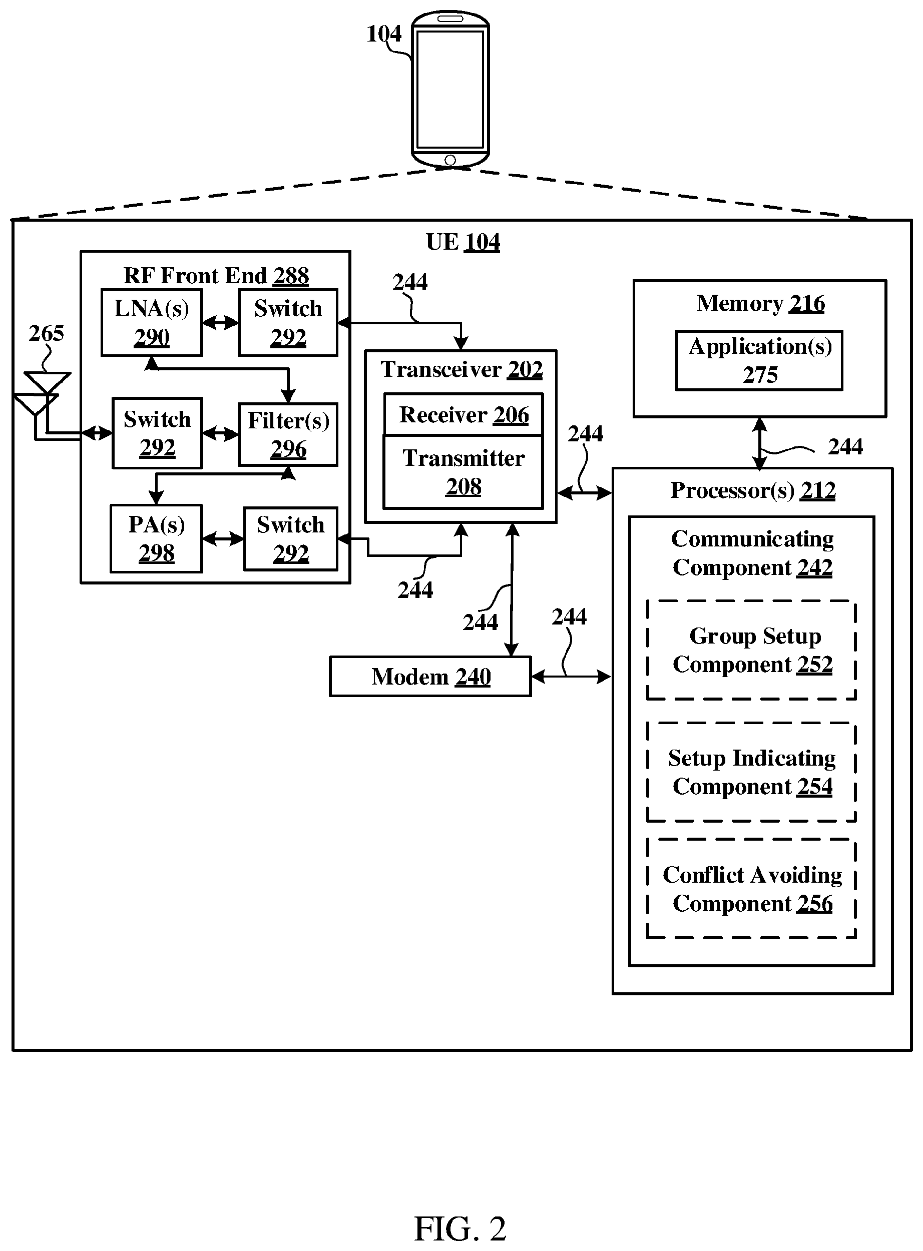 Patent US12414158 Figure 2 – Techniques for improving efficiency in sidelink wireless communications