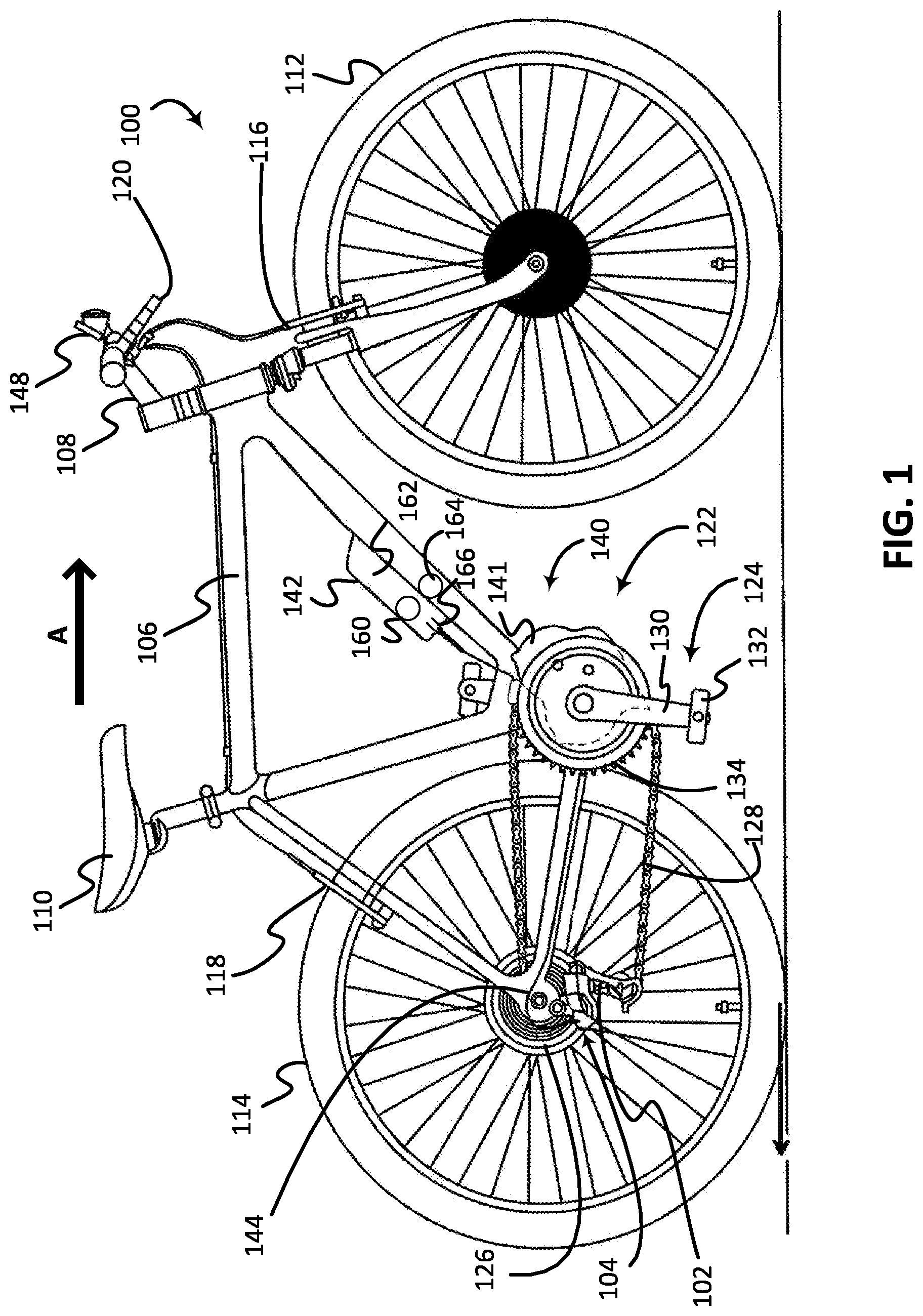 Patent US12414170 Figure 1 – Power on pairing for electronic components of a bicycle