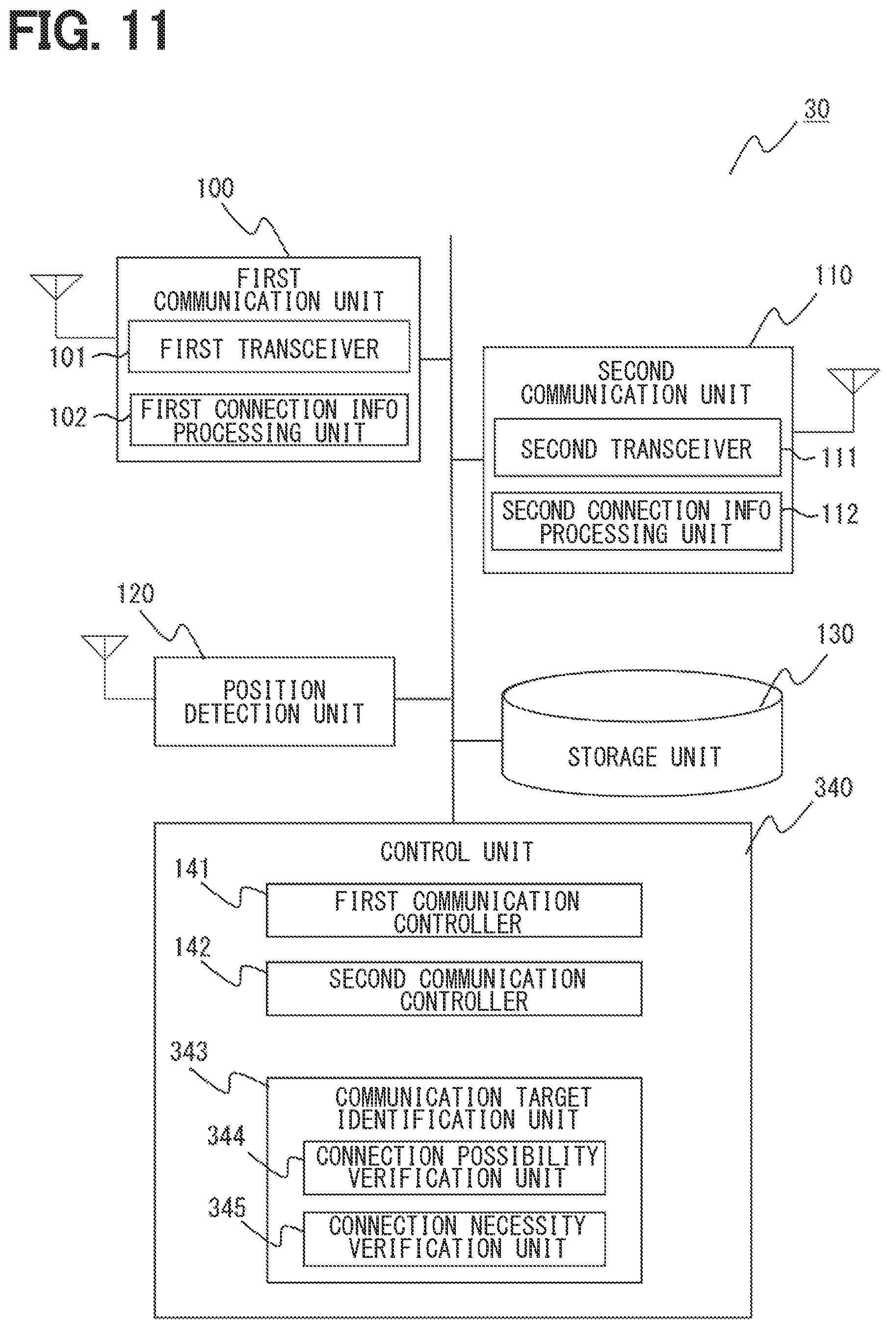 Patent US12414182 Figure 11 – Communication terminal device, communication method and communication program product