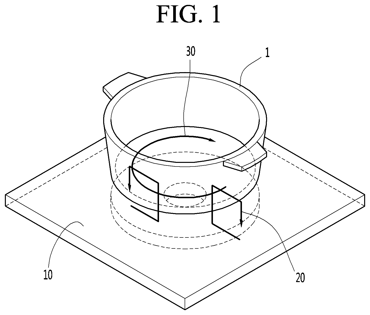 Patent US12414205 — Induction heat cooking apparatus to implement WPT and PFC power converter — Figure 1