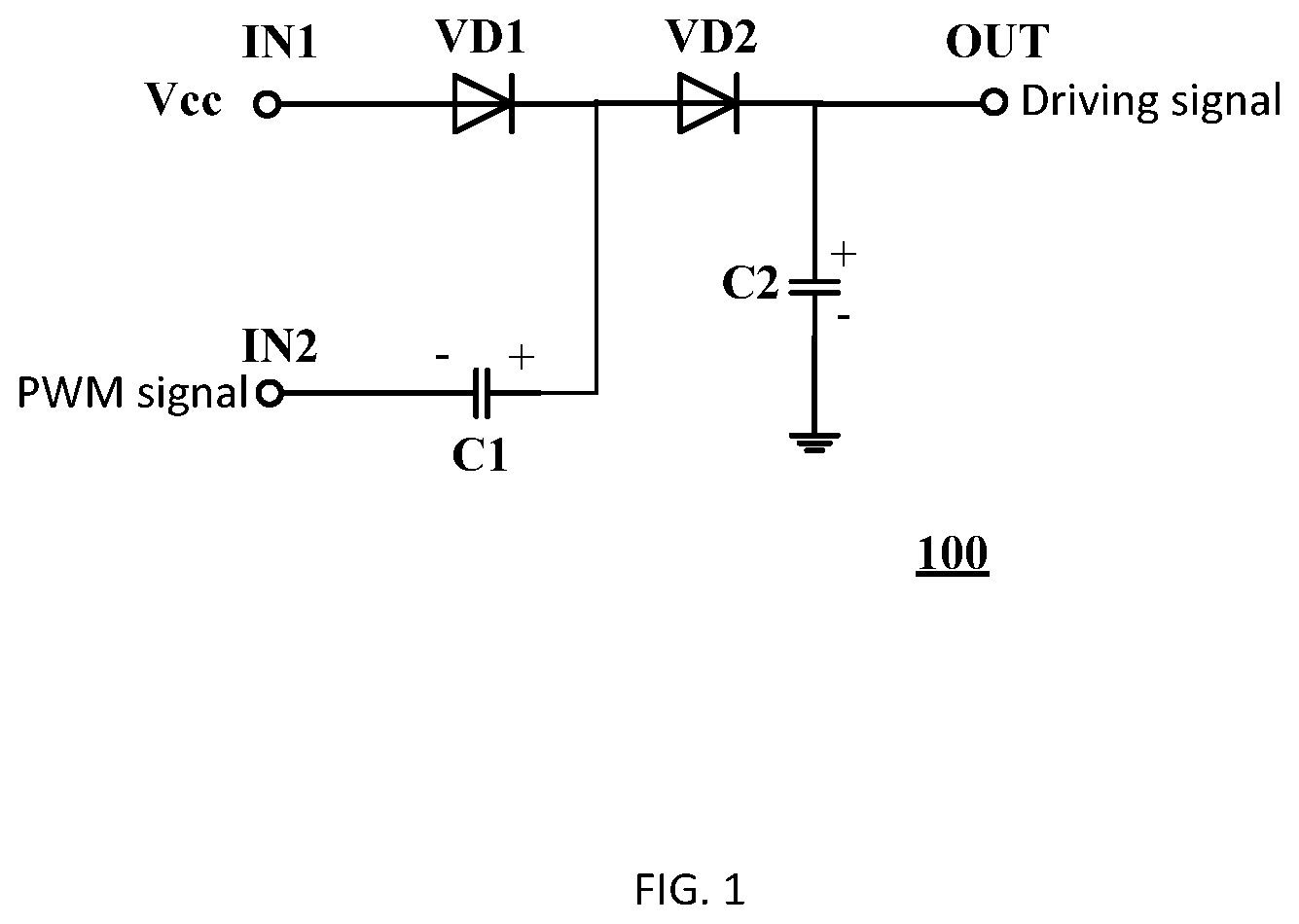 Patent US12414212 Figure 1 – Boost circuit for driving light-emitting diode and electrical device comprising the same