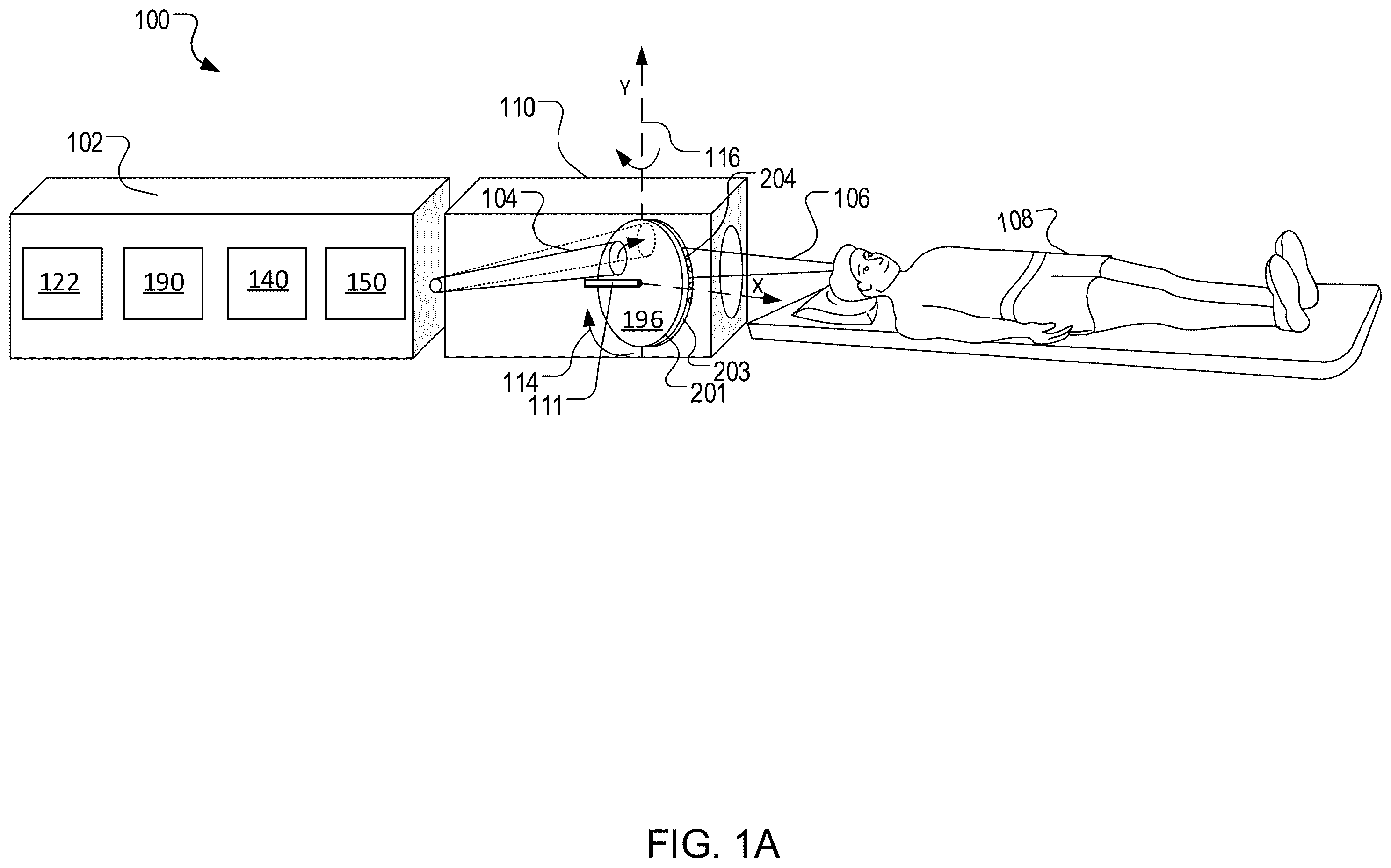 Patent US12414219 Figure 1 – Ion beam paths on target surfaces for neutron beam generation