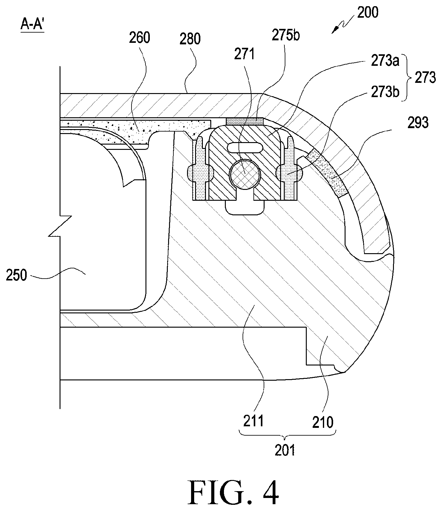 Patent US12414234 Figure 4 – Electronic device including conductive fixing member