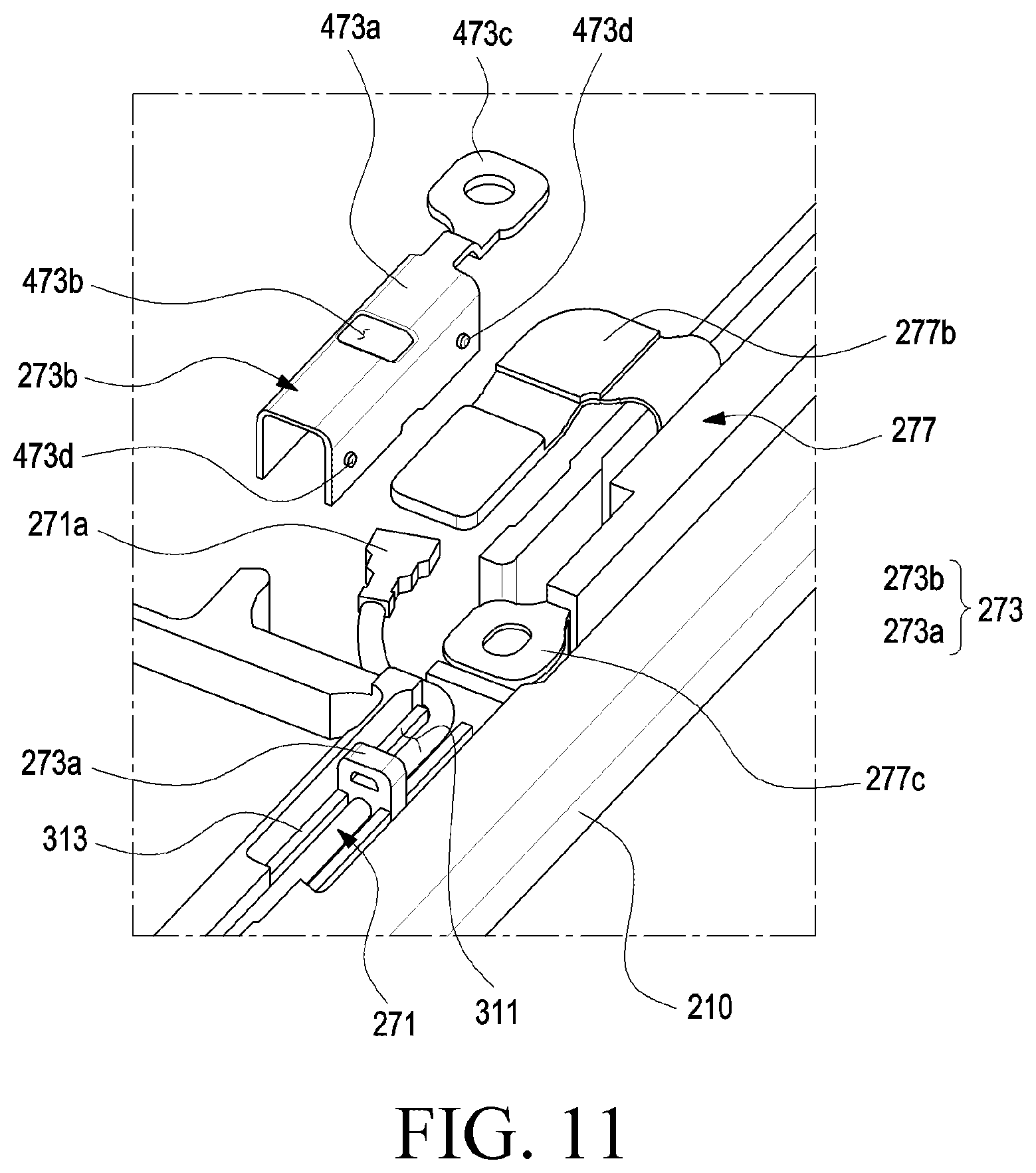 Patent US12414234 Figure 10 – Electronic device including conductive fixing member