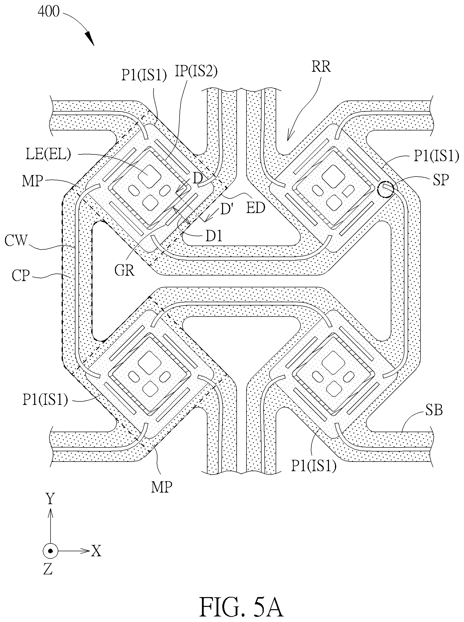 Patent US12414237 Figure 8 – Electronic device