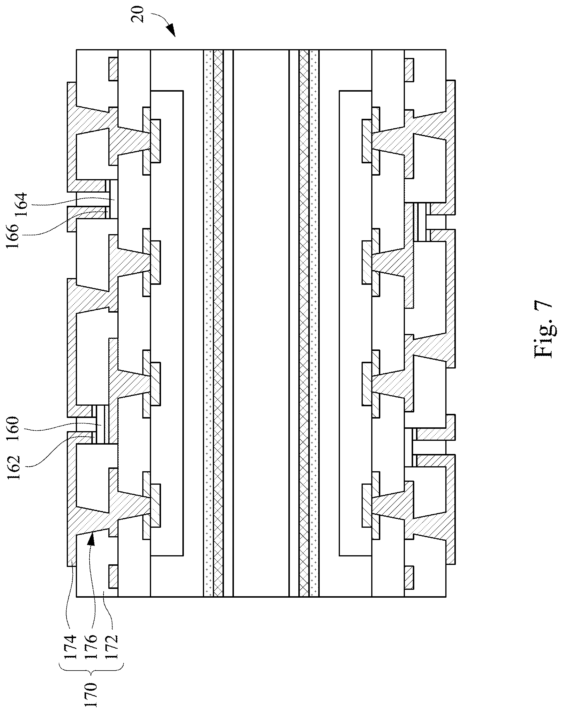 Patent US12414243 Figure 6 – Manufacturing method of package structure