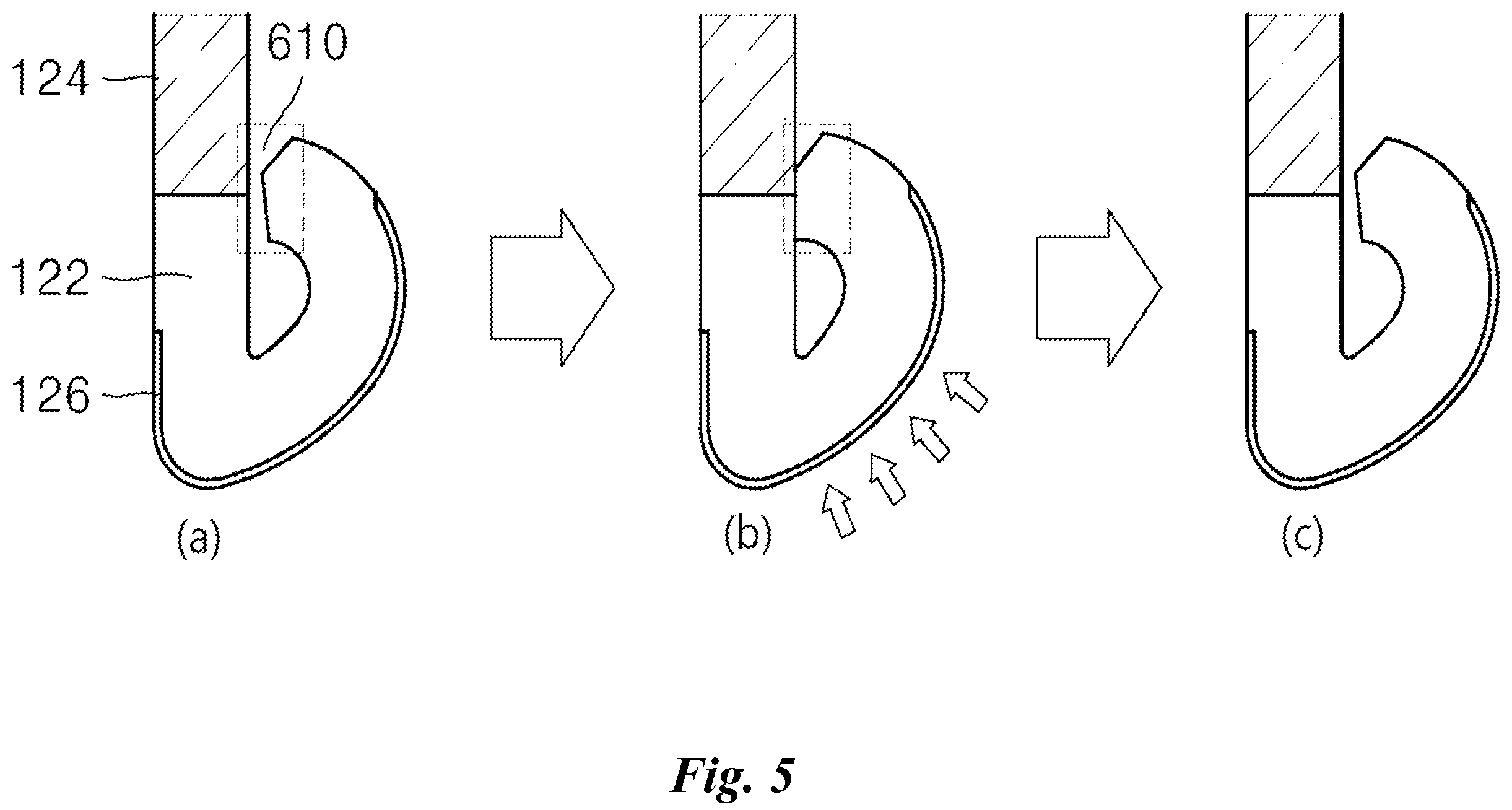 Patent US12414245 Figure 5 – Display device including bending support