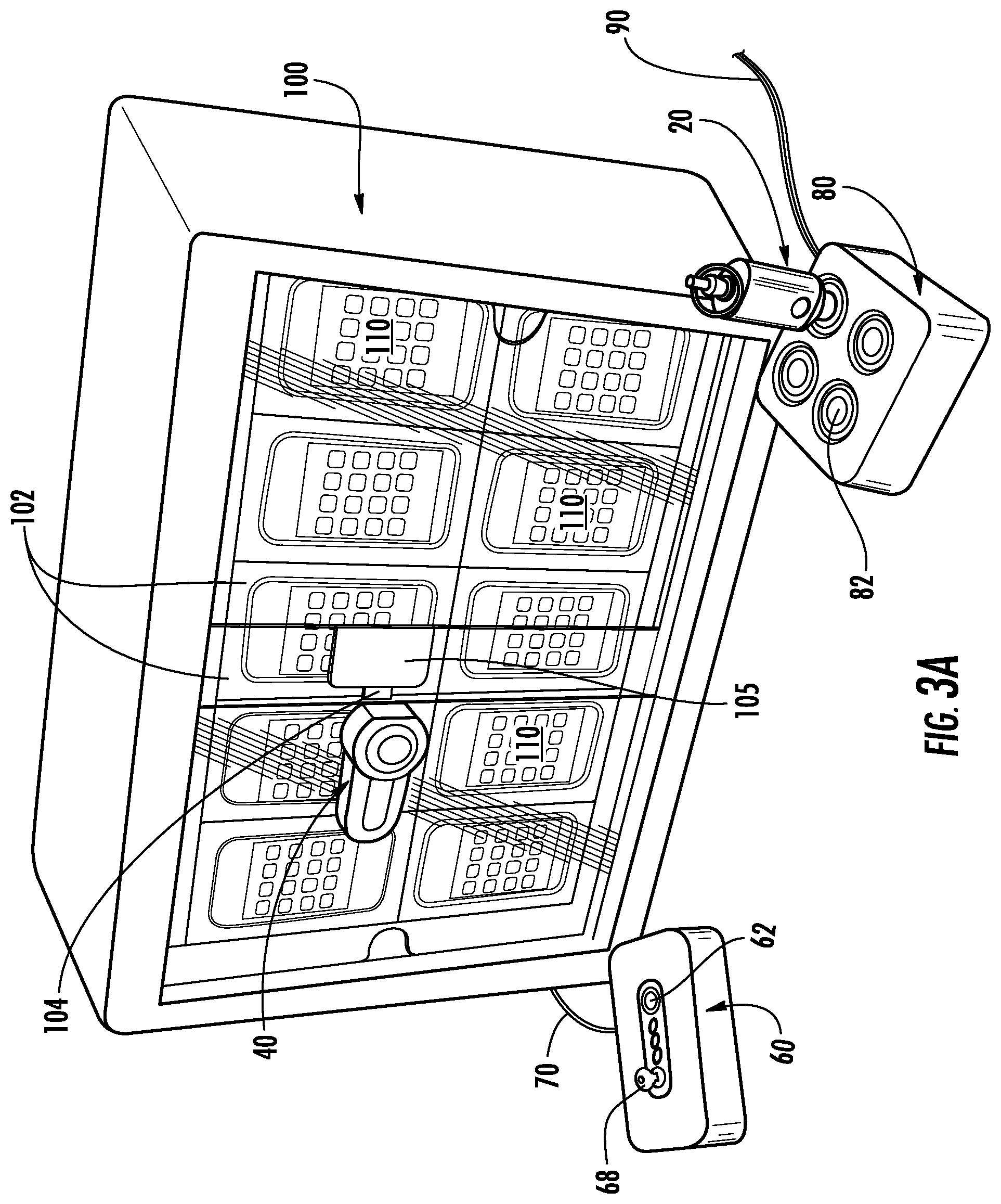 Patent US12414248 Figure 4 – Electronic locks for server racks