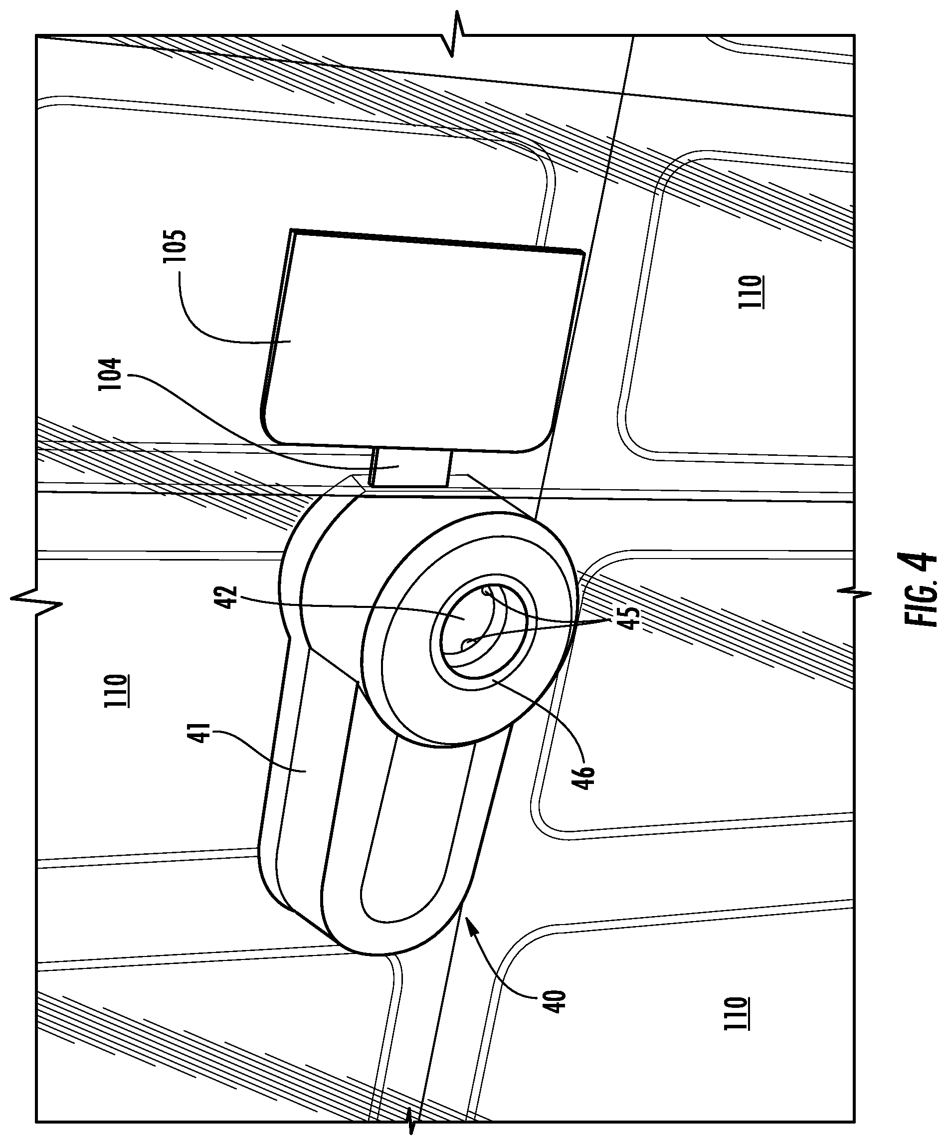 Patent US12414248 Figure 6 – Electronic locks for server racks