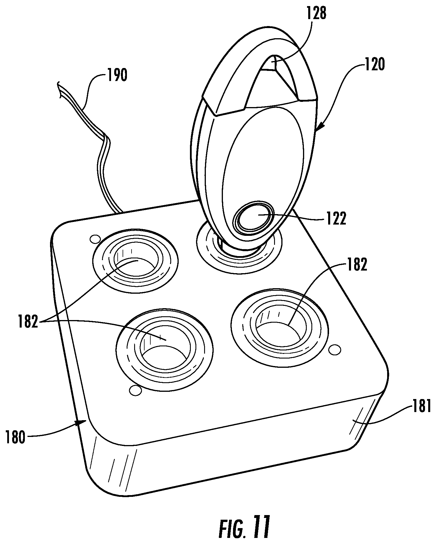 Patent US12414248 Figure 13 – Electronic locks for server racks